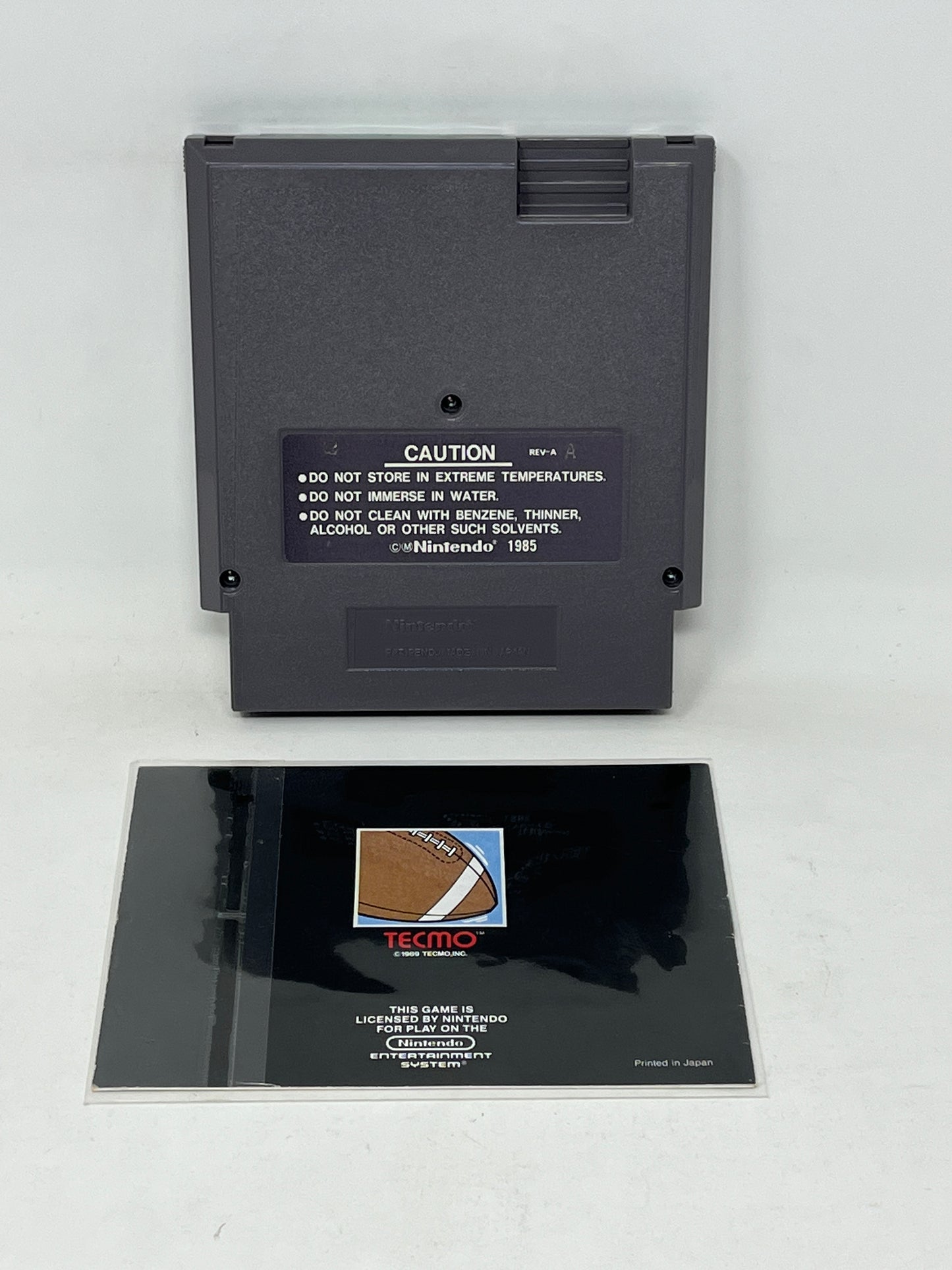 NES Nintendo - Tecmo Bowl w/ Instruction Manual