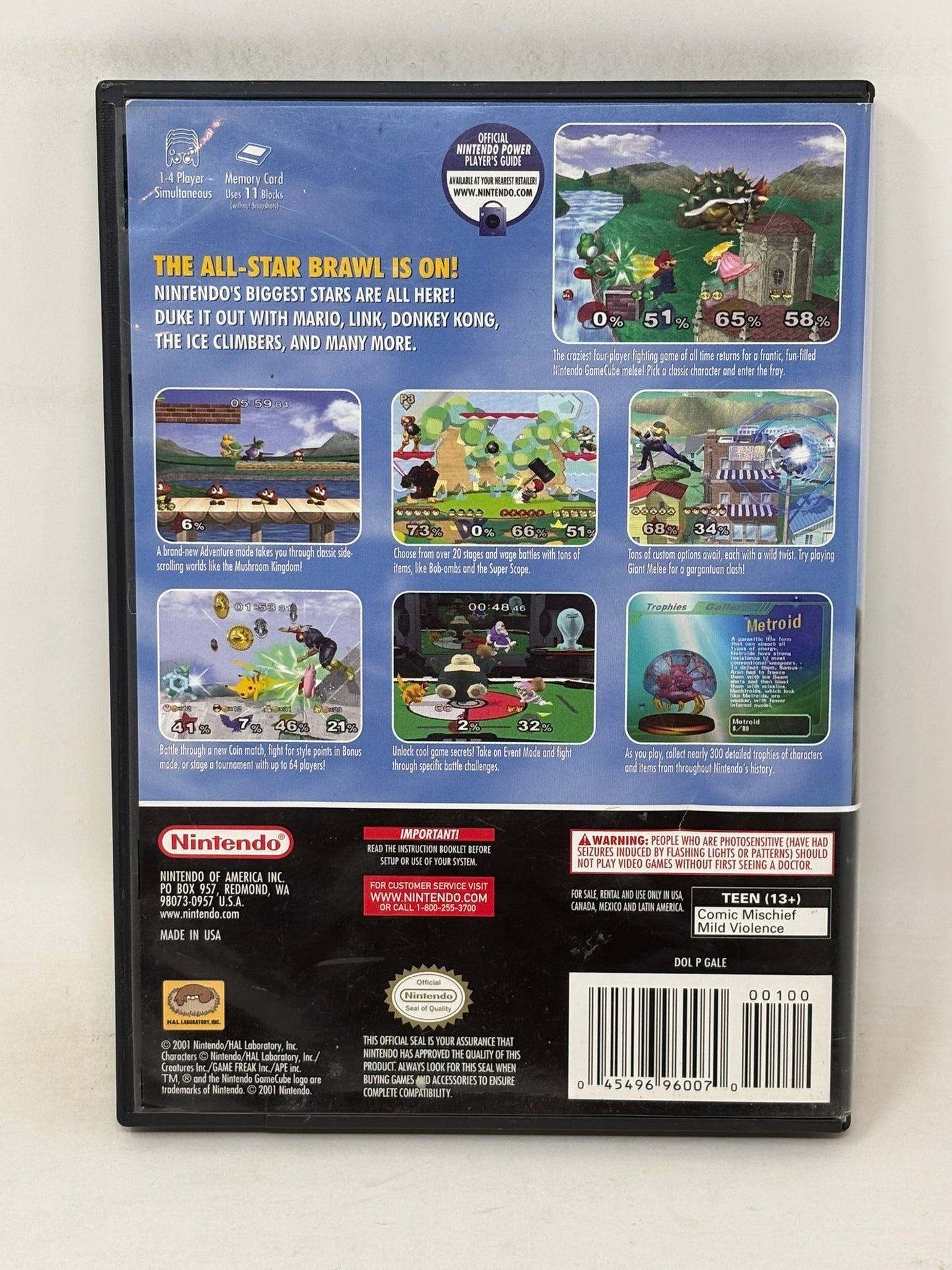 Nintendo GameCube - Super Smash Bros. Melee - Complete