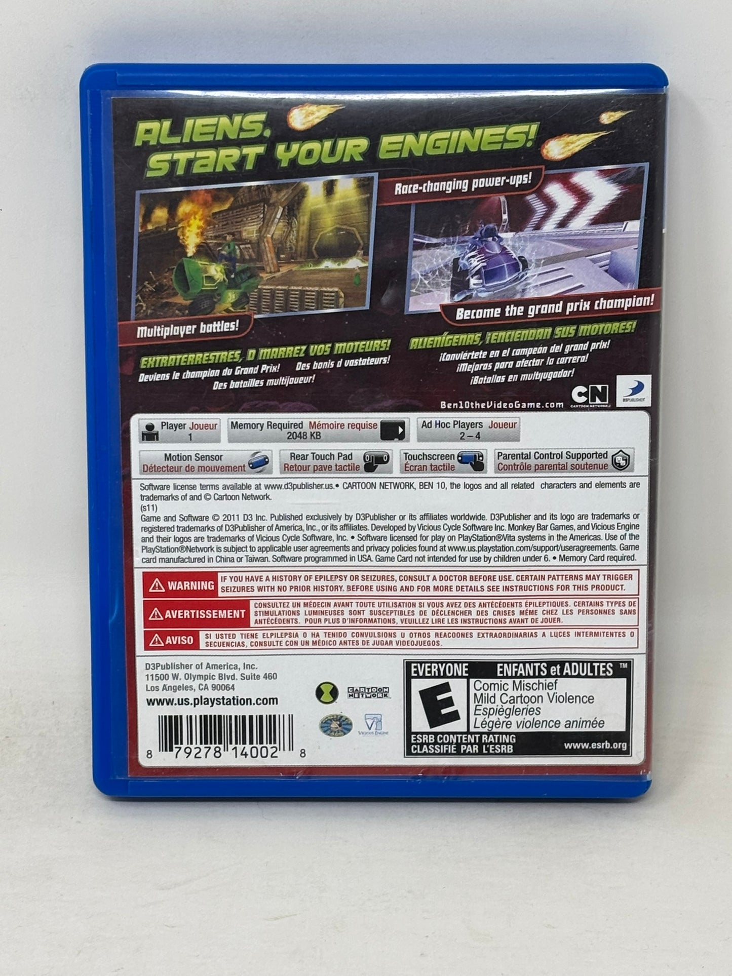 PlayStation Vita - Ben 10: Galactic Racing