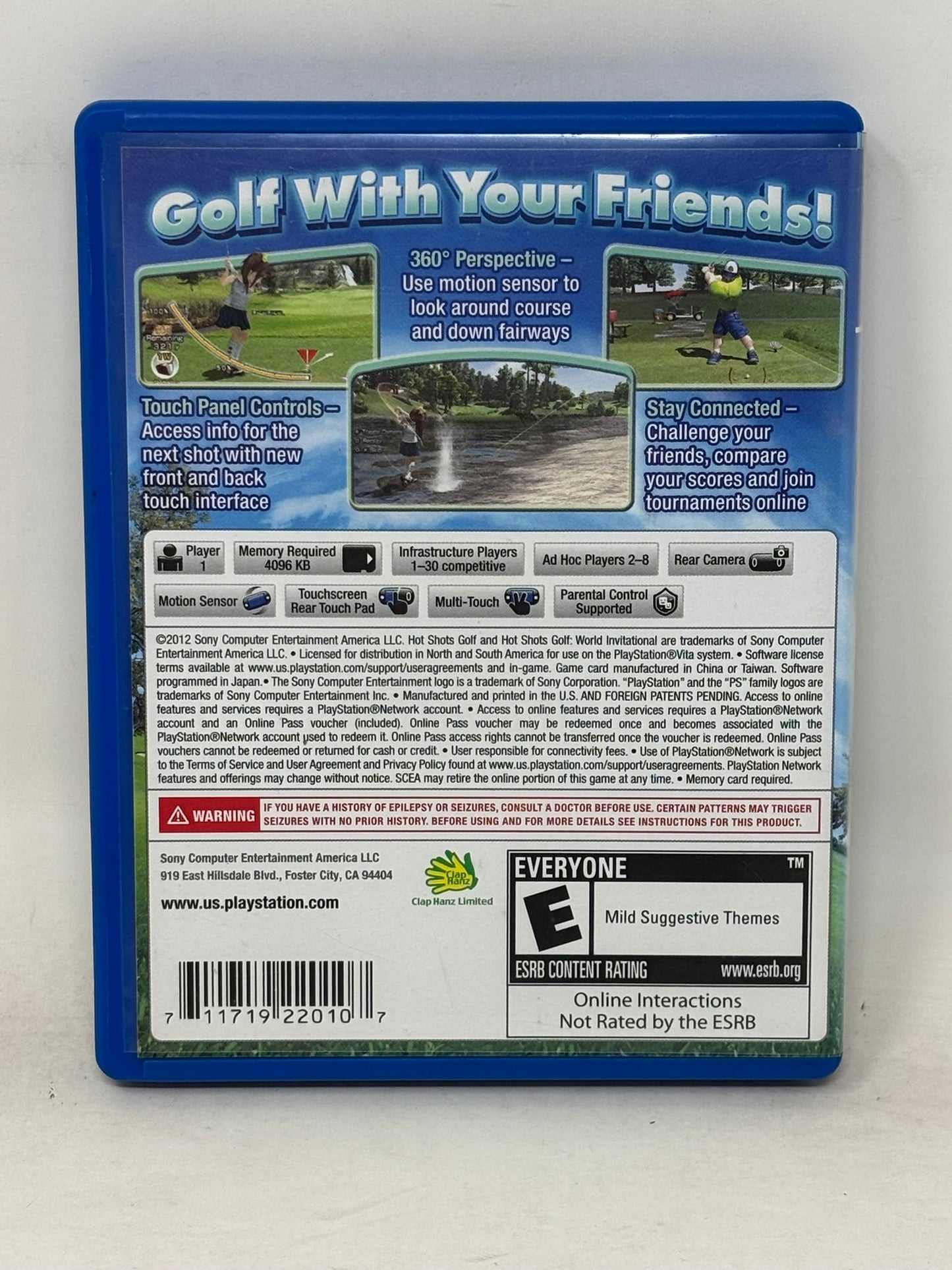 PlayStation Vita - Hot Shots Golf World Invitational