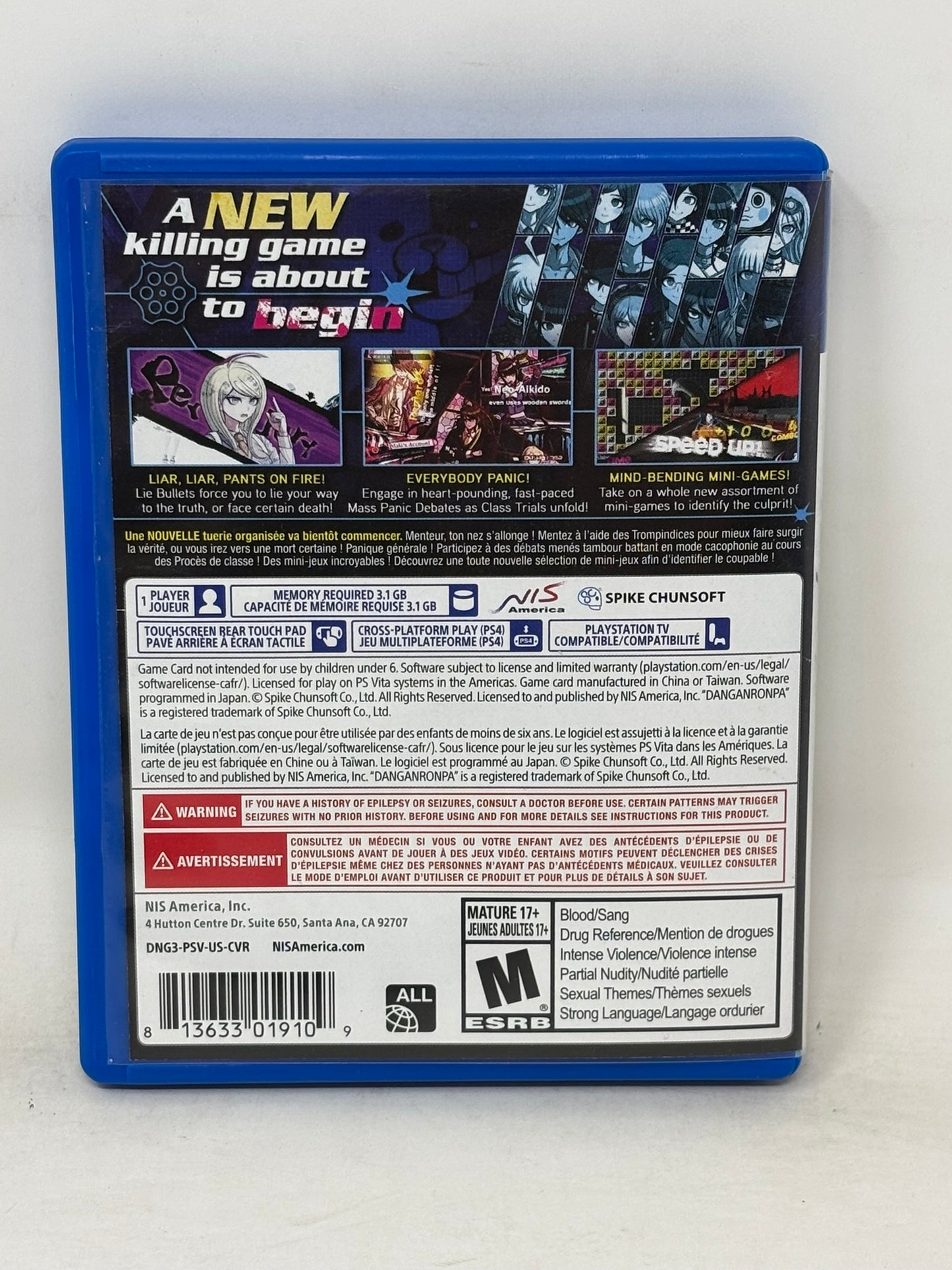 PlayStation Vita - Danganronpa V3: Killing Harmony