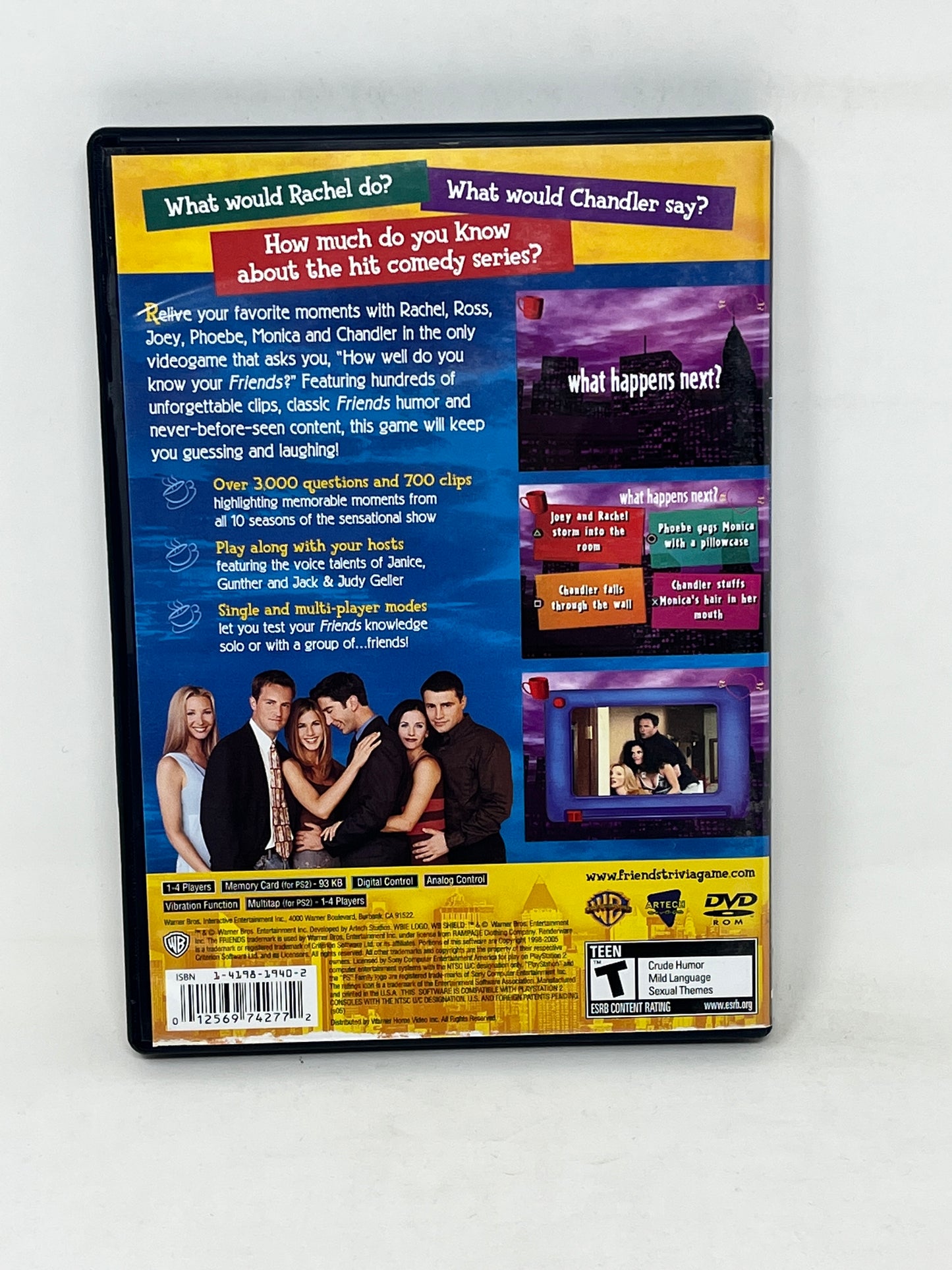 Sony PlayStation 2 - Friends: The One with All the Trivia - Complete