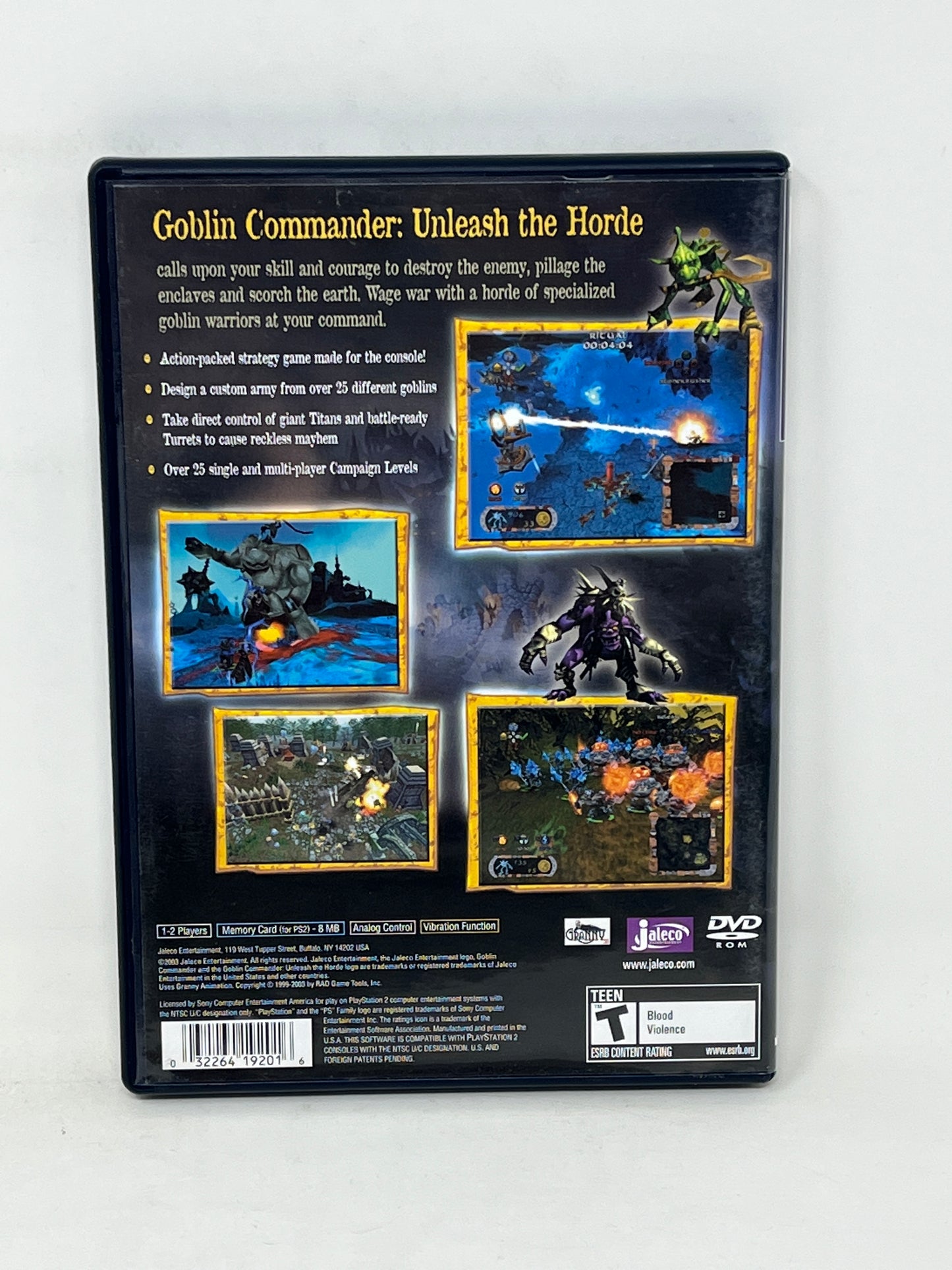 Sony PlayStation 2 - Goblin Commander - Complete