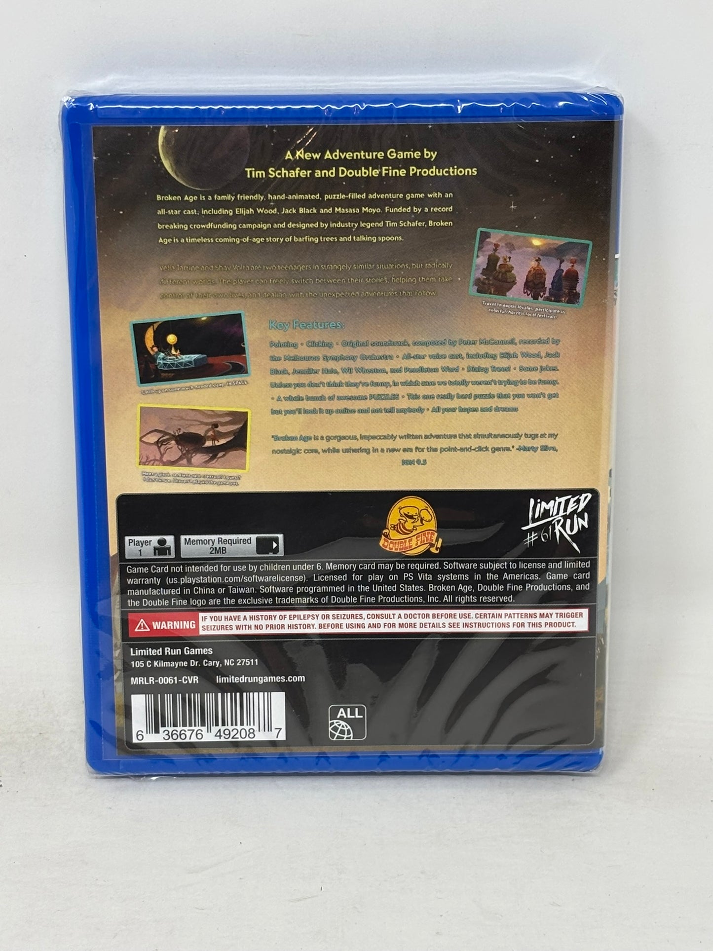 PlayStation Vita - Broken Age - Sealed