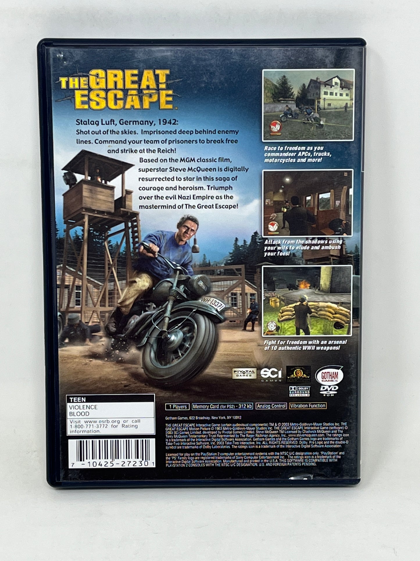 Sony PlayStation 2 - The Great Escape - Complete