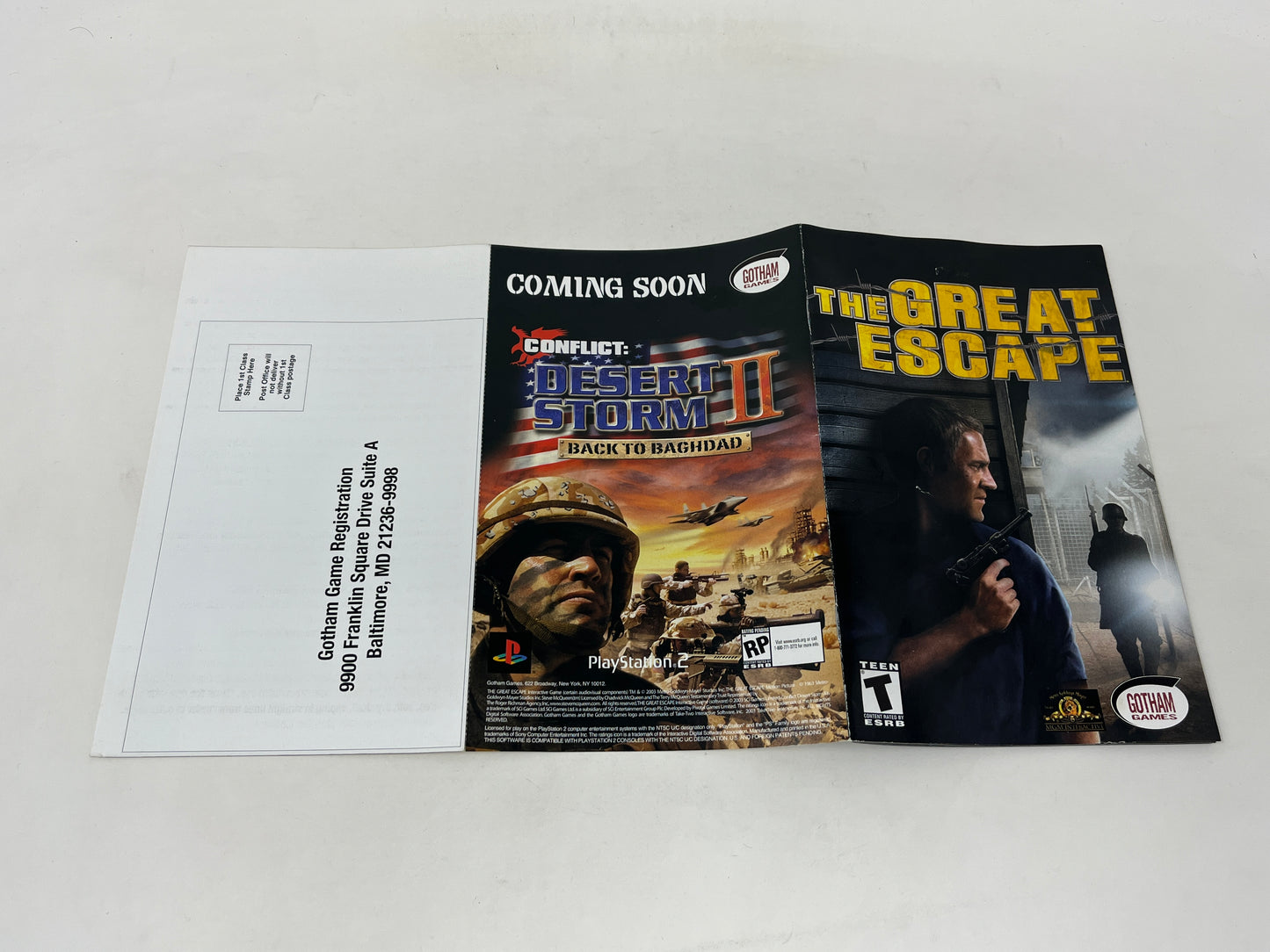 Sony PlayStation 2 - The Great Escape - Complete