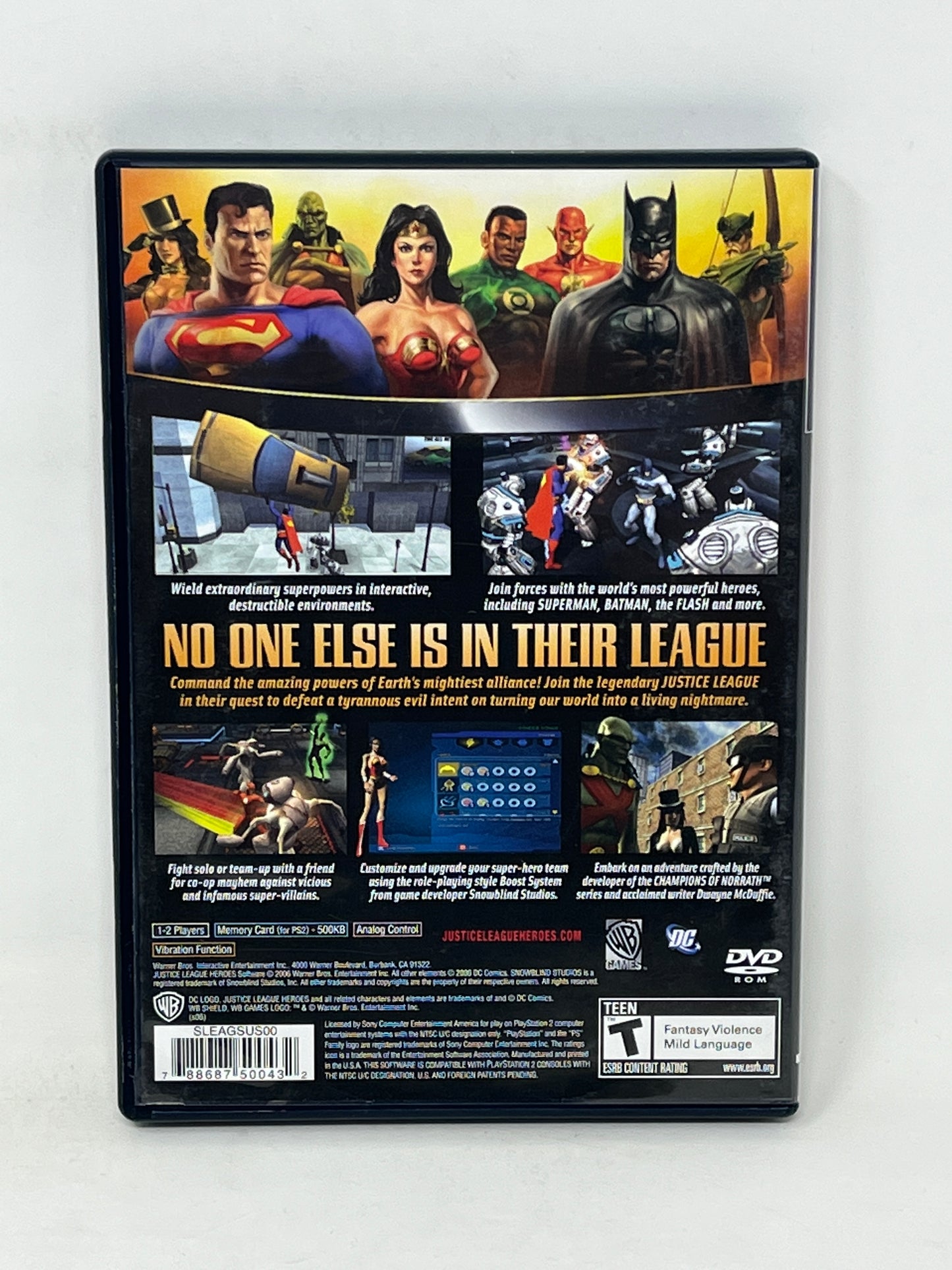 Sony PlayStation 2 - Justice League Heroes - Complete