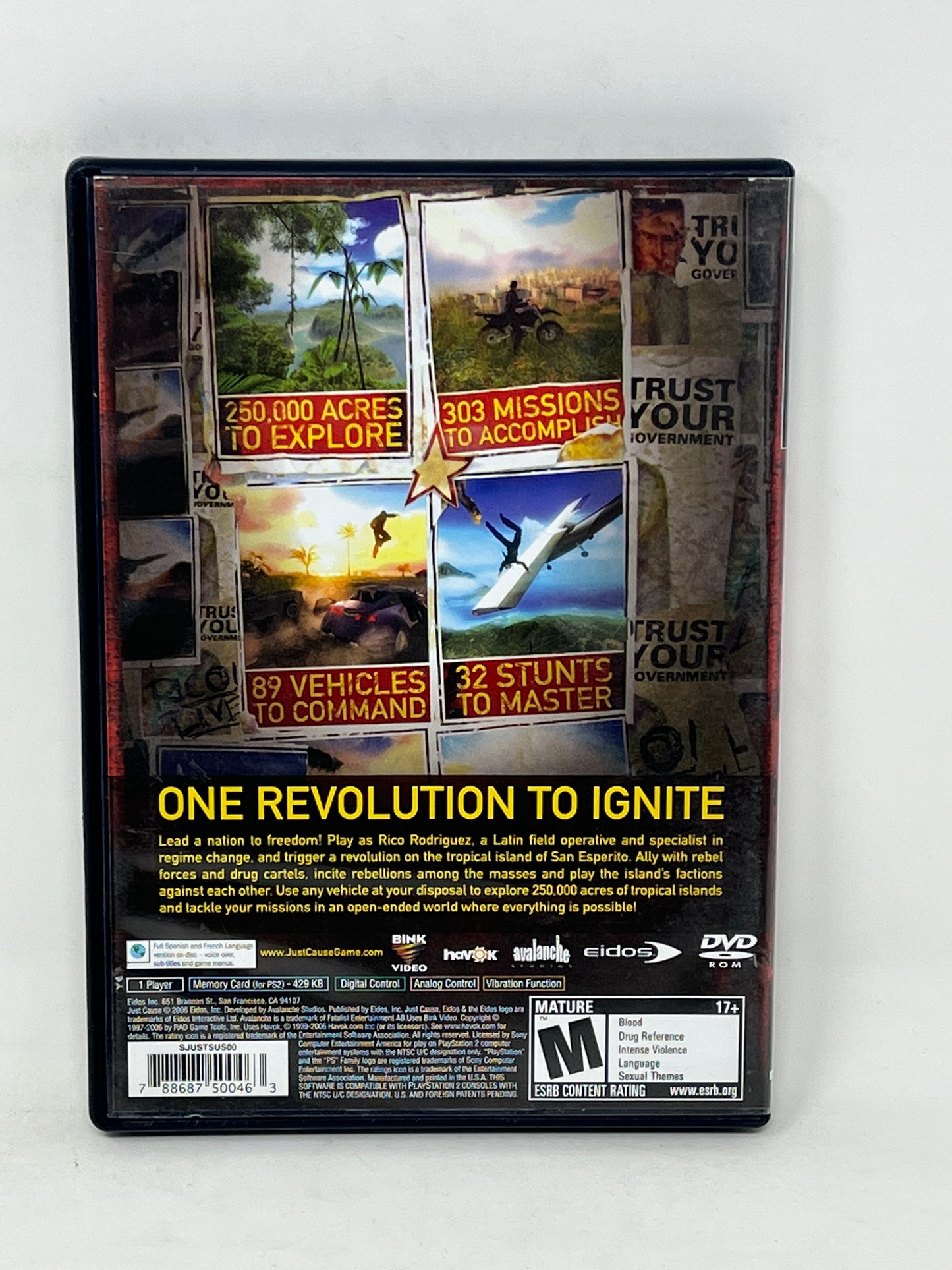 Sony PlayStation 2 - Just Cause - Complete