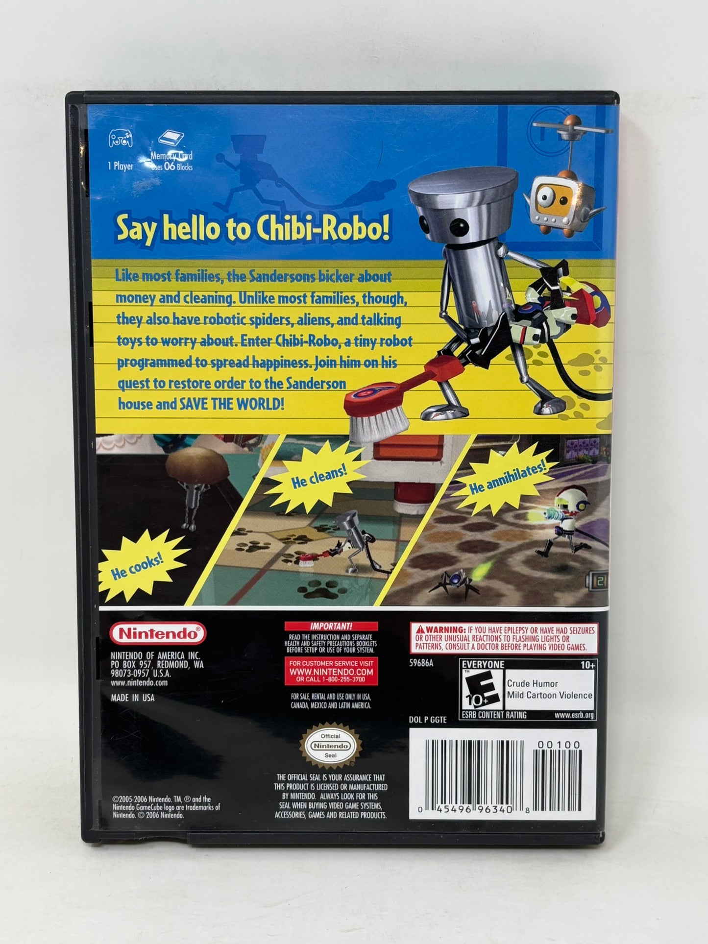 Nintendo GameCube - Chibi Robo! - Complete