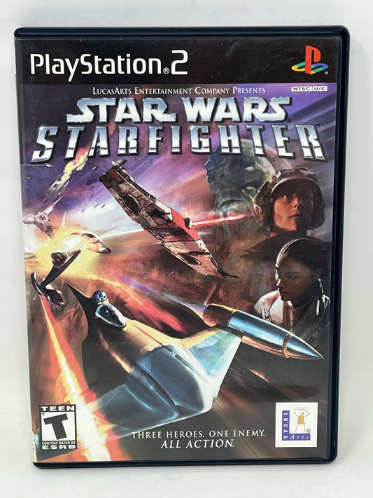 Sony PlayStation 2 - Star Wars StarFighter - Complete