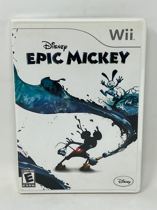 Nintendo Wii - Disney Epic Mickey - Complete