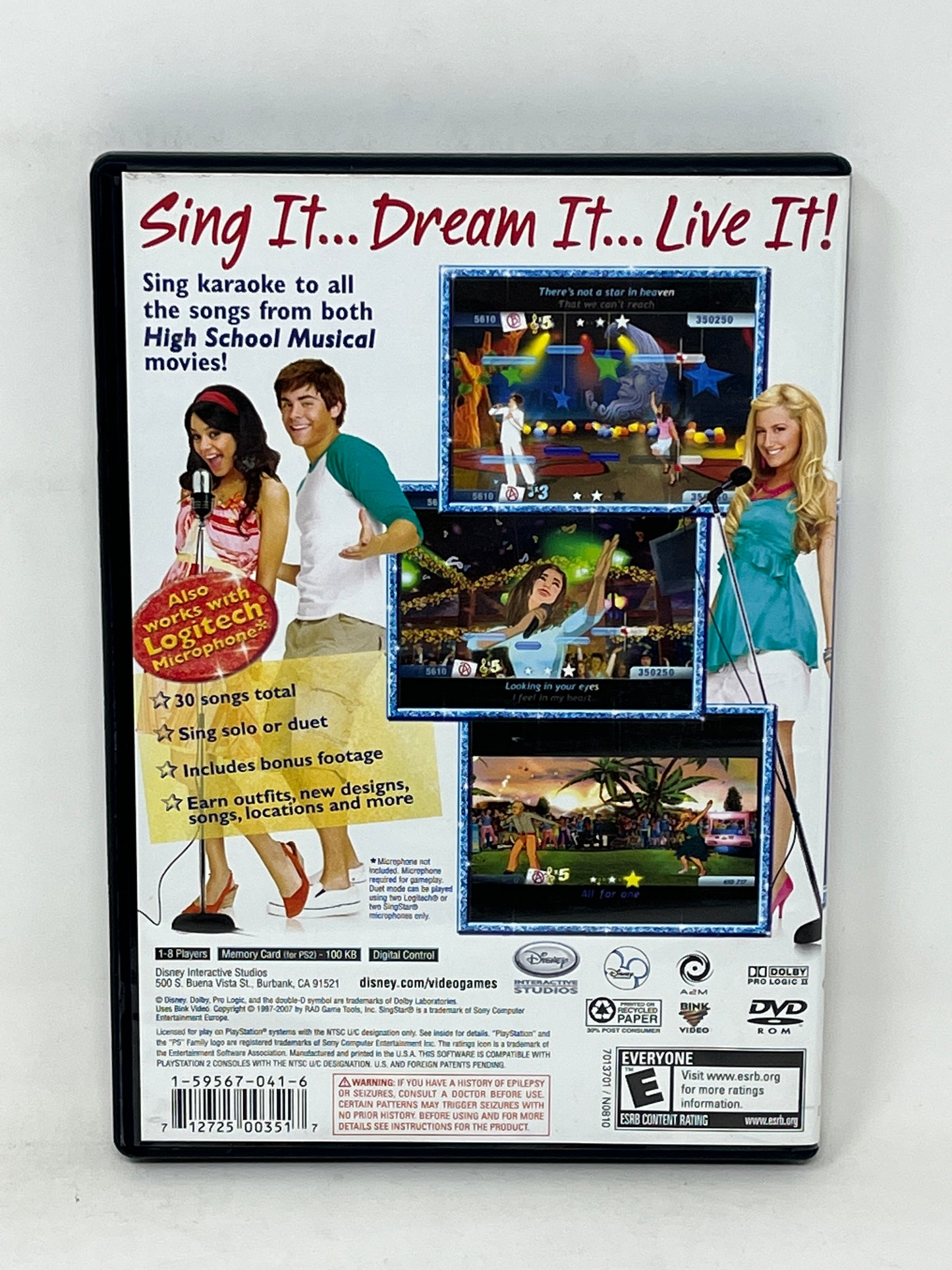 Sony PlayStation 2 - High School Musical: Sing It! - Complete