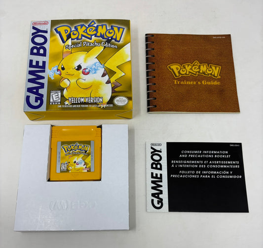 Nintendo Game Boy - Pokemon Yellow Version - Complete