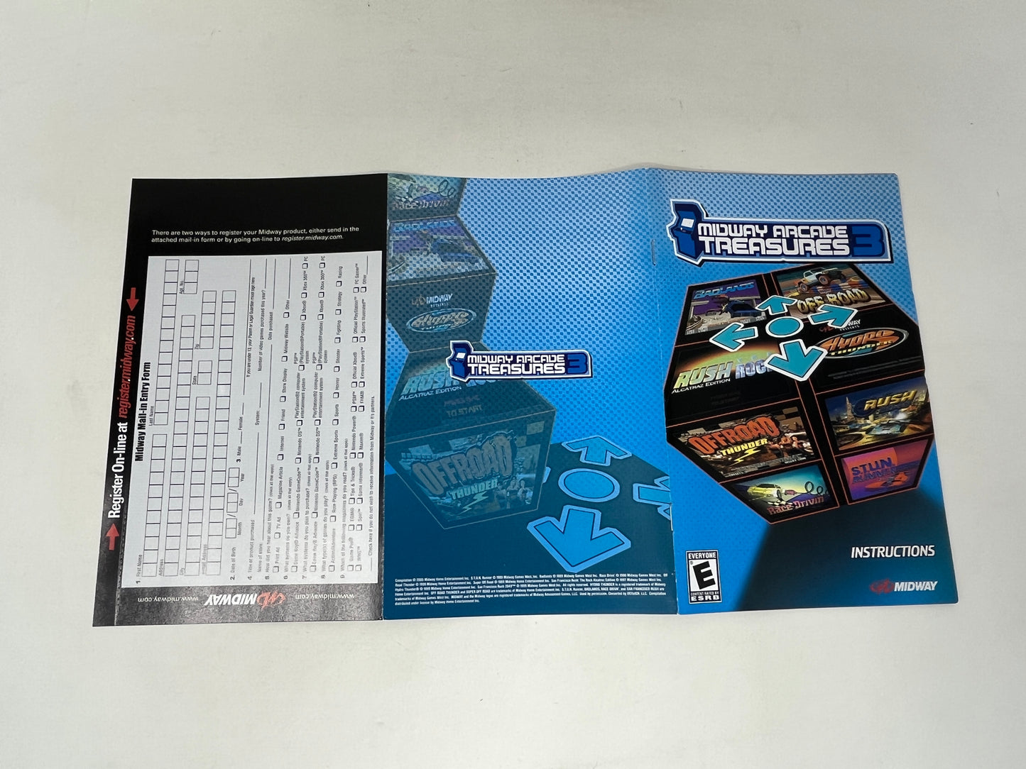 Sony PlayStation 2 - Midway Arcade Treasures 3 - Complete