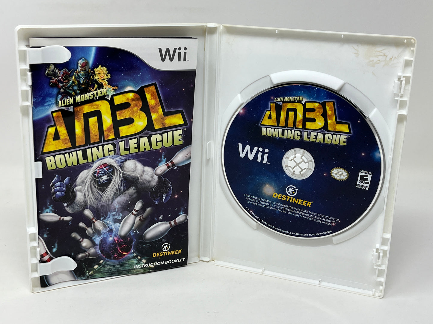 Nintendo Wii - AMBL Alien Monster Bowling League - Complete