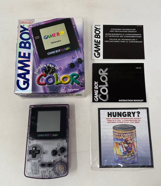 Nintendo Game Boy Color Atomic Purple - Complete