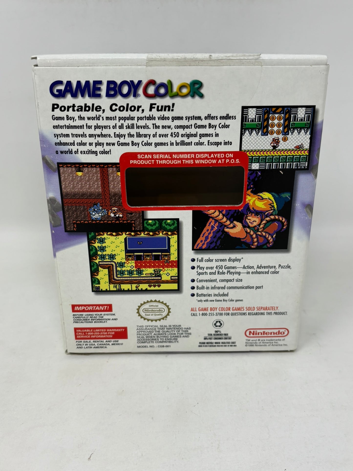 Nintendo Game Boy Color Atomic Purple - Complete