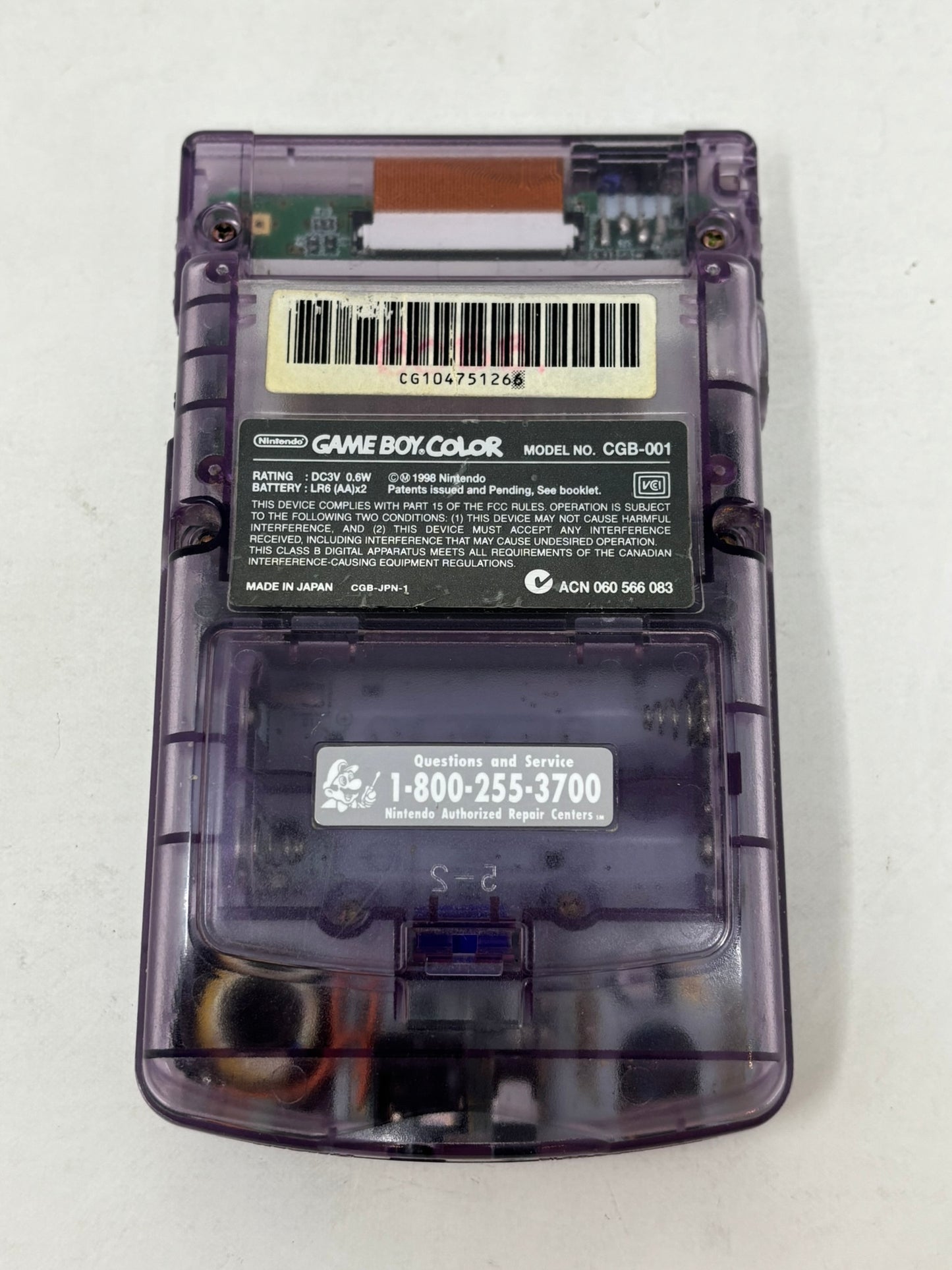 Nintendo Game Boy Color Atomic Purple - Complete