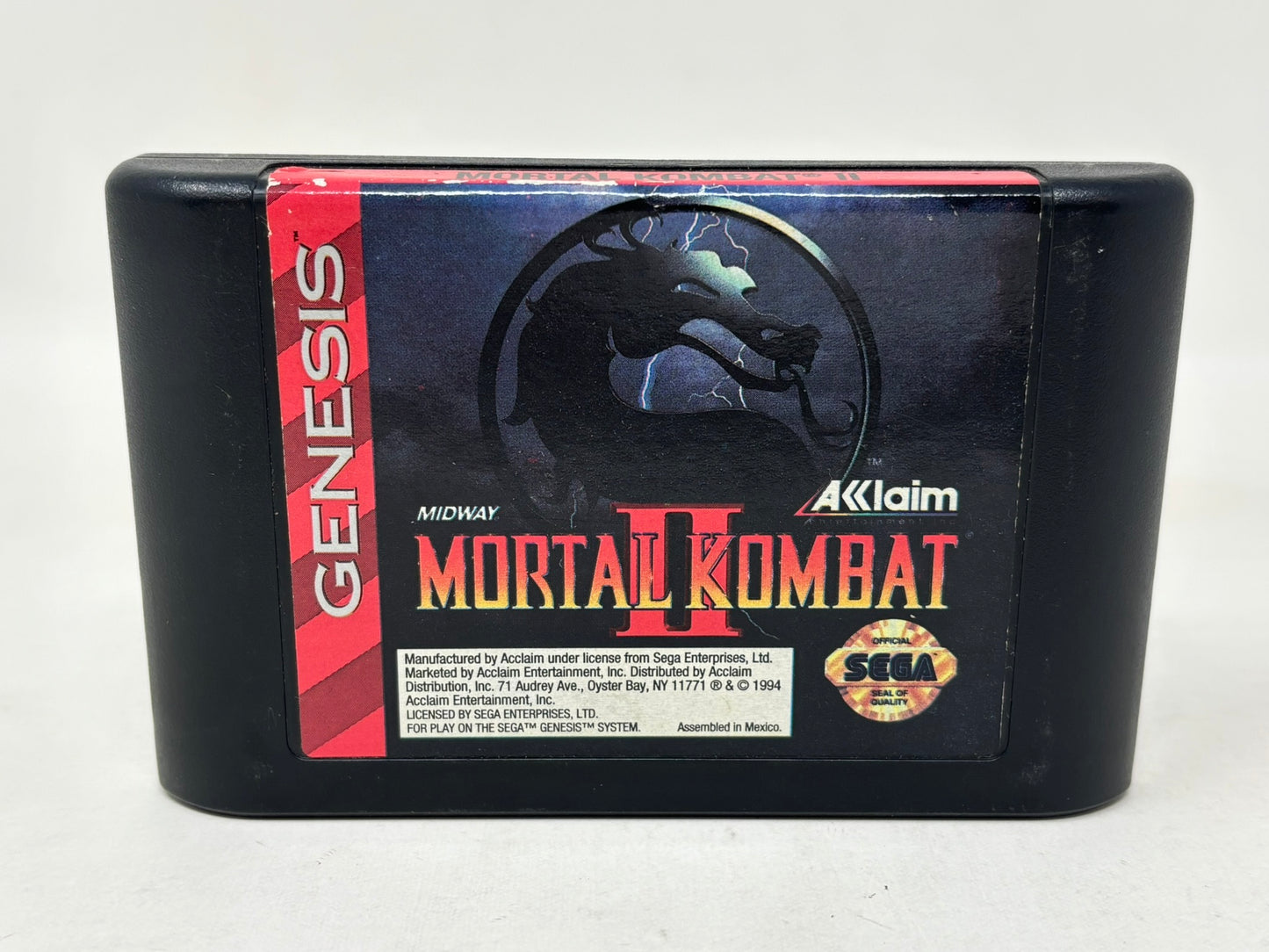 Sega Genesis - Mortal Kombat II 2 - Complete