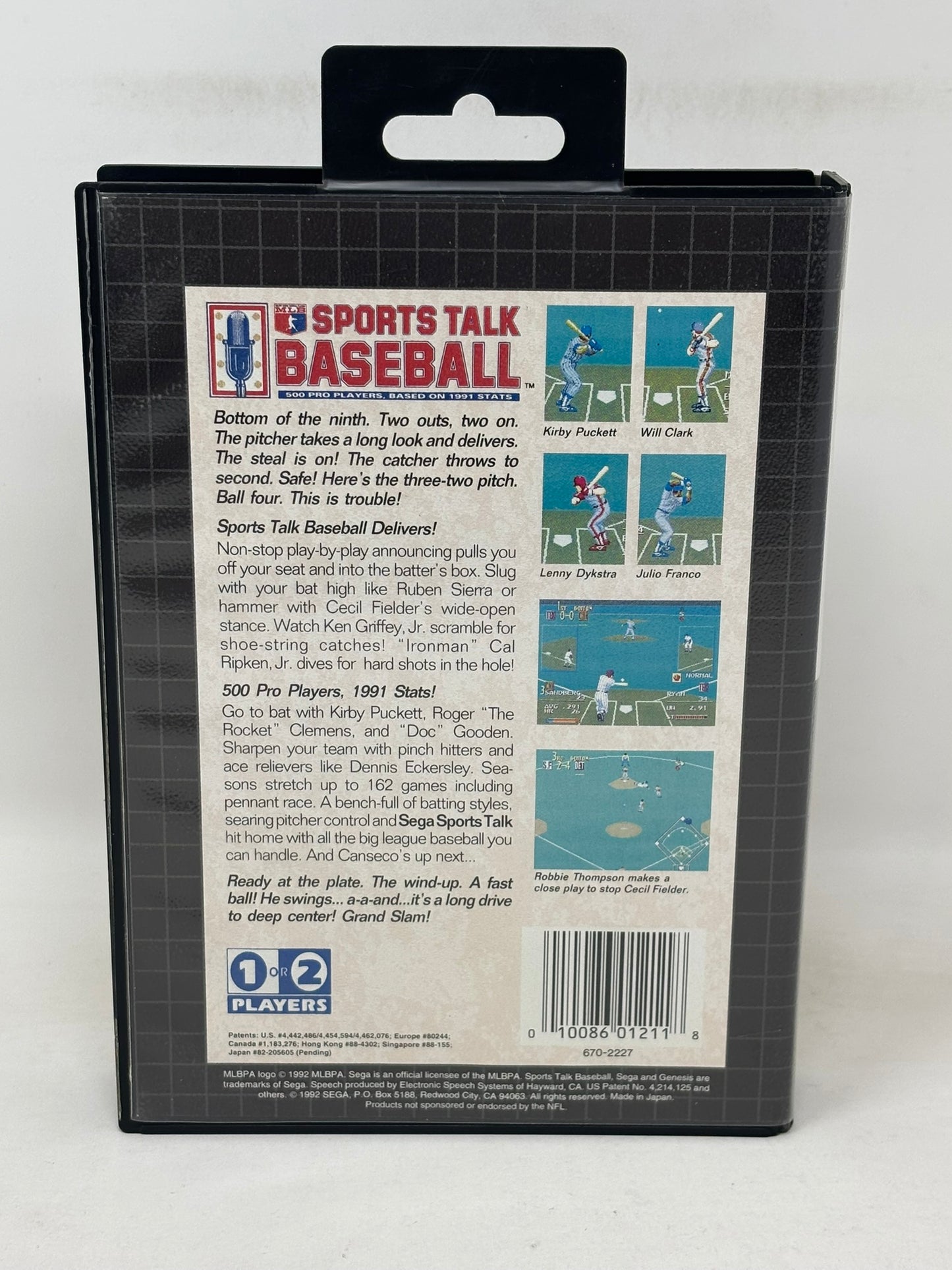 Sega Genesis - Sports Talk Baseball - Complete