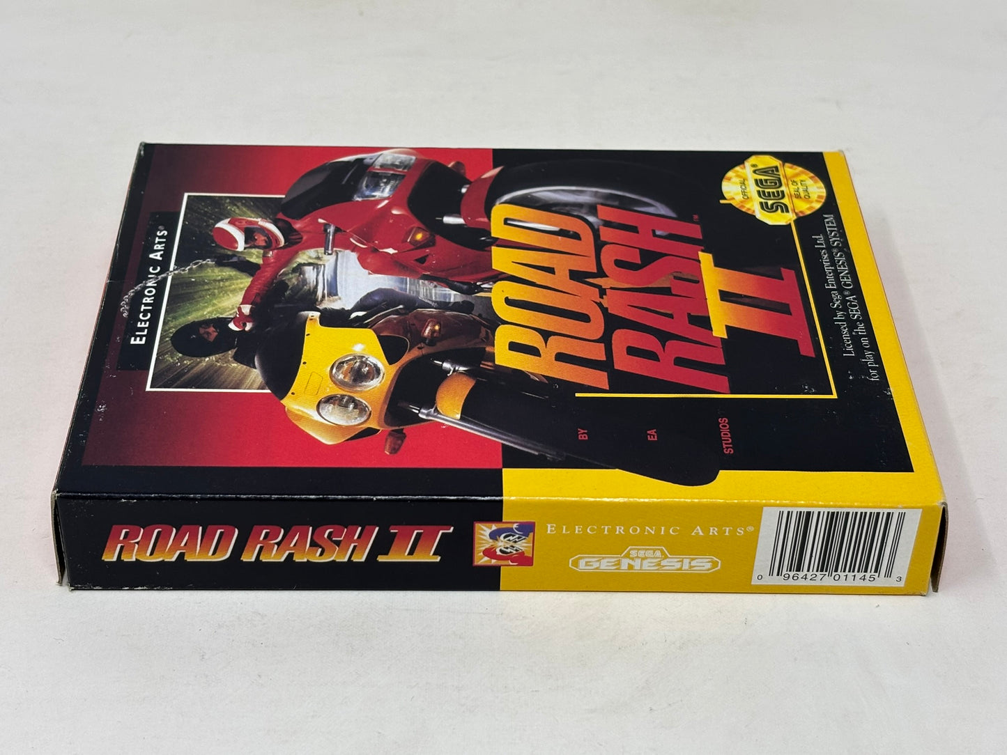 Sega Genesis - Road Rash II (Cardboard Box) Complete