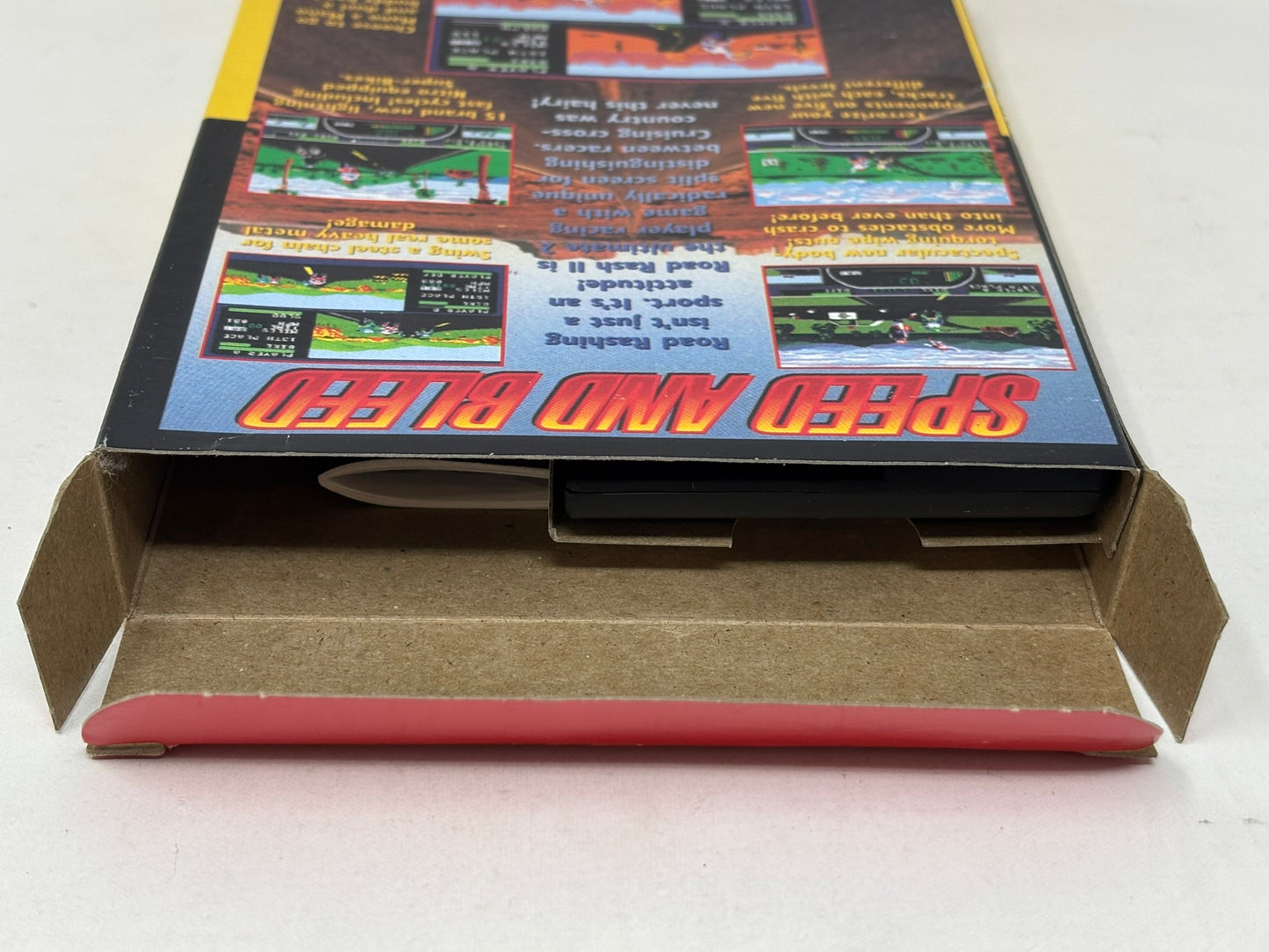 Sega Genesis - Road Rash II (Cardboard Box) Complete