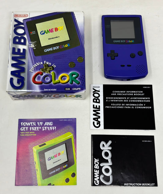 Nintendo Game Boy Color Grape - Complete