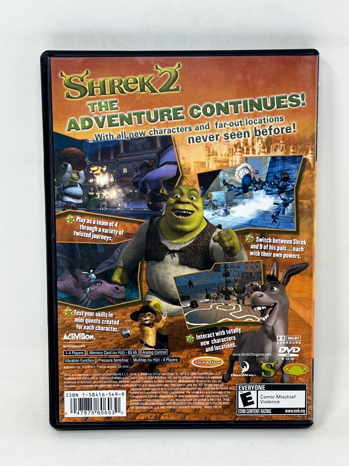 Sony PlayStation 2 - Shrek 2 - Complete