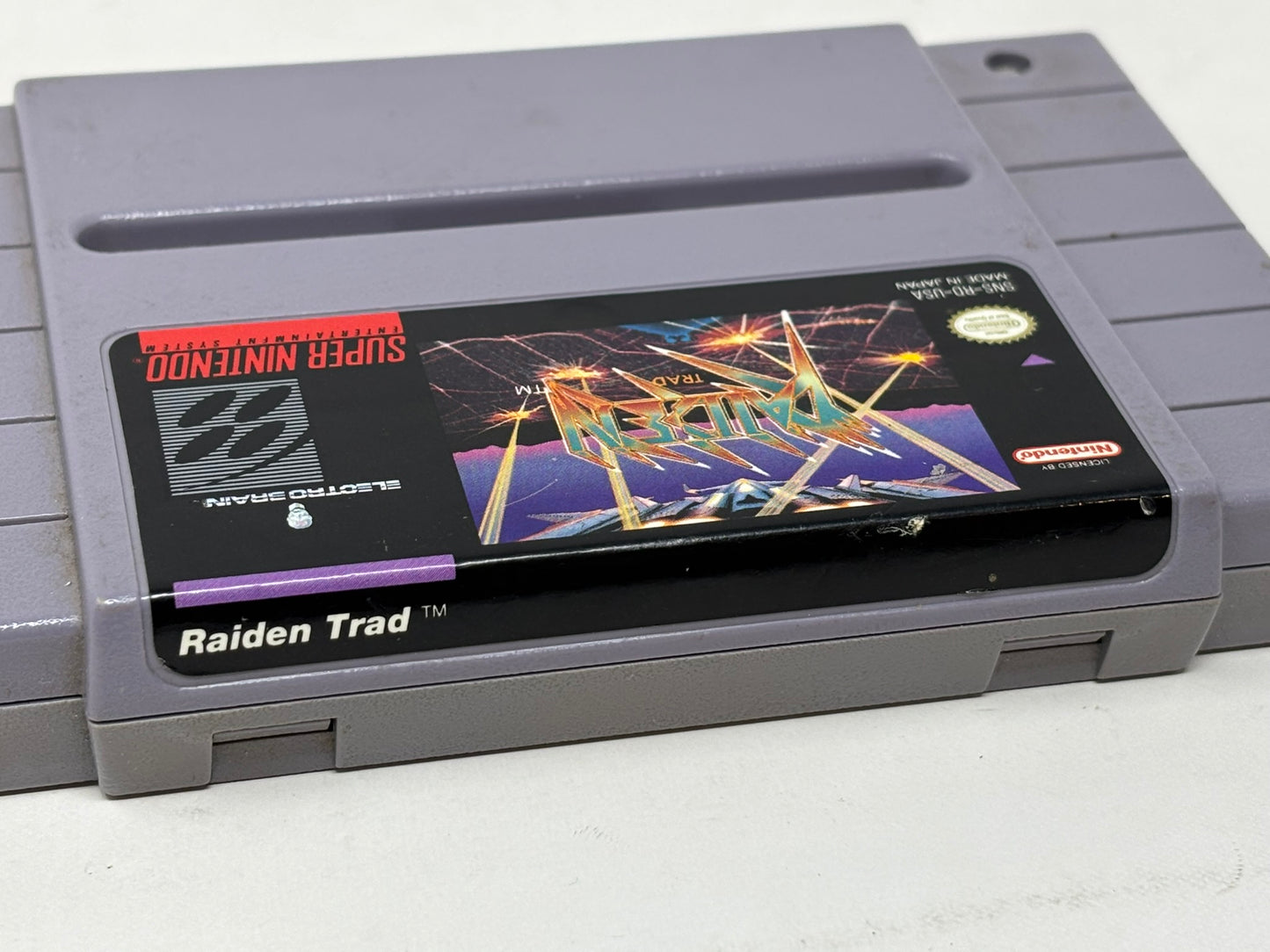 SNES Super Nintendo - Raiden Trad