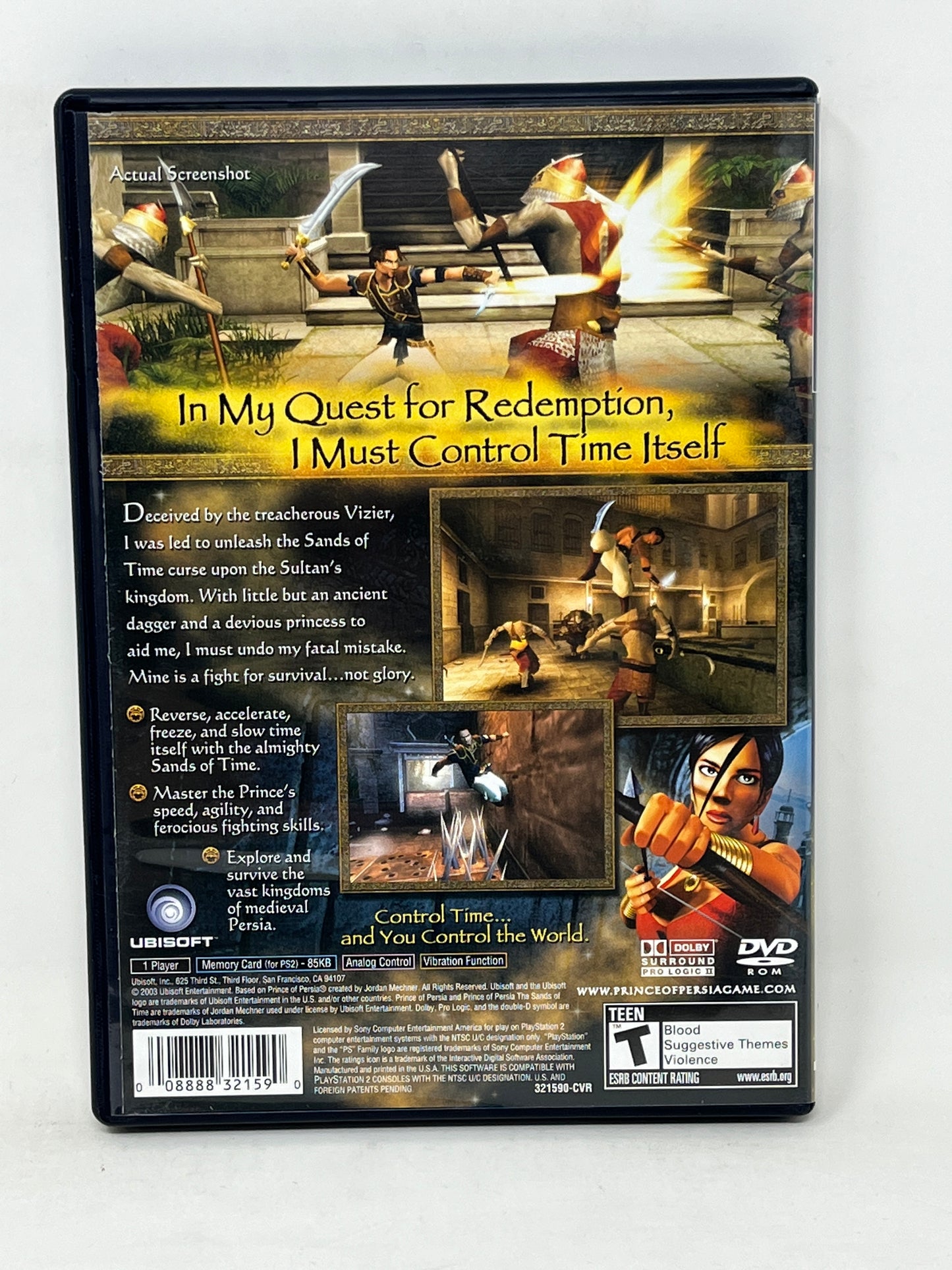 Sony PlayStation 2 - Prince of Persia Sands of Time - Complete