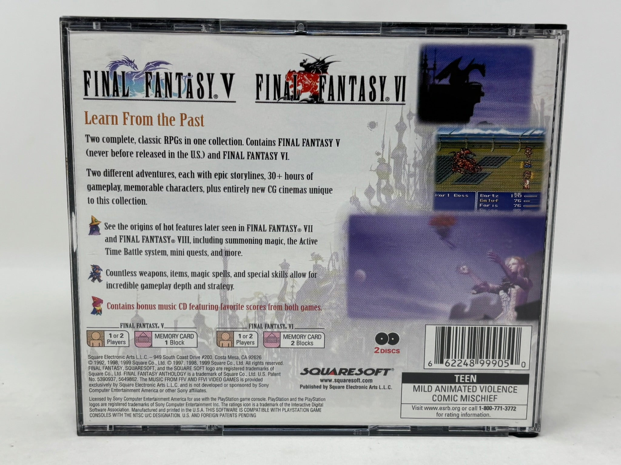 Final Fantasy Anthology | PlayStation 1 | PS1 | eBay