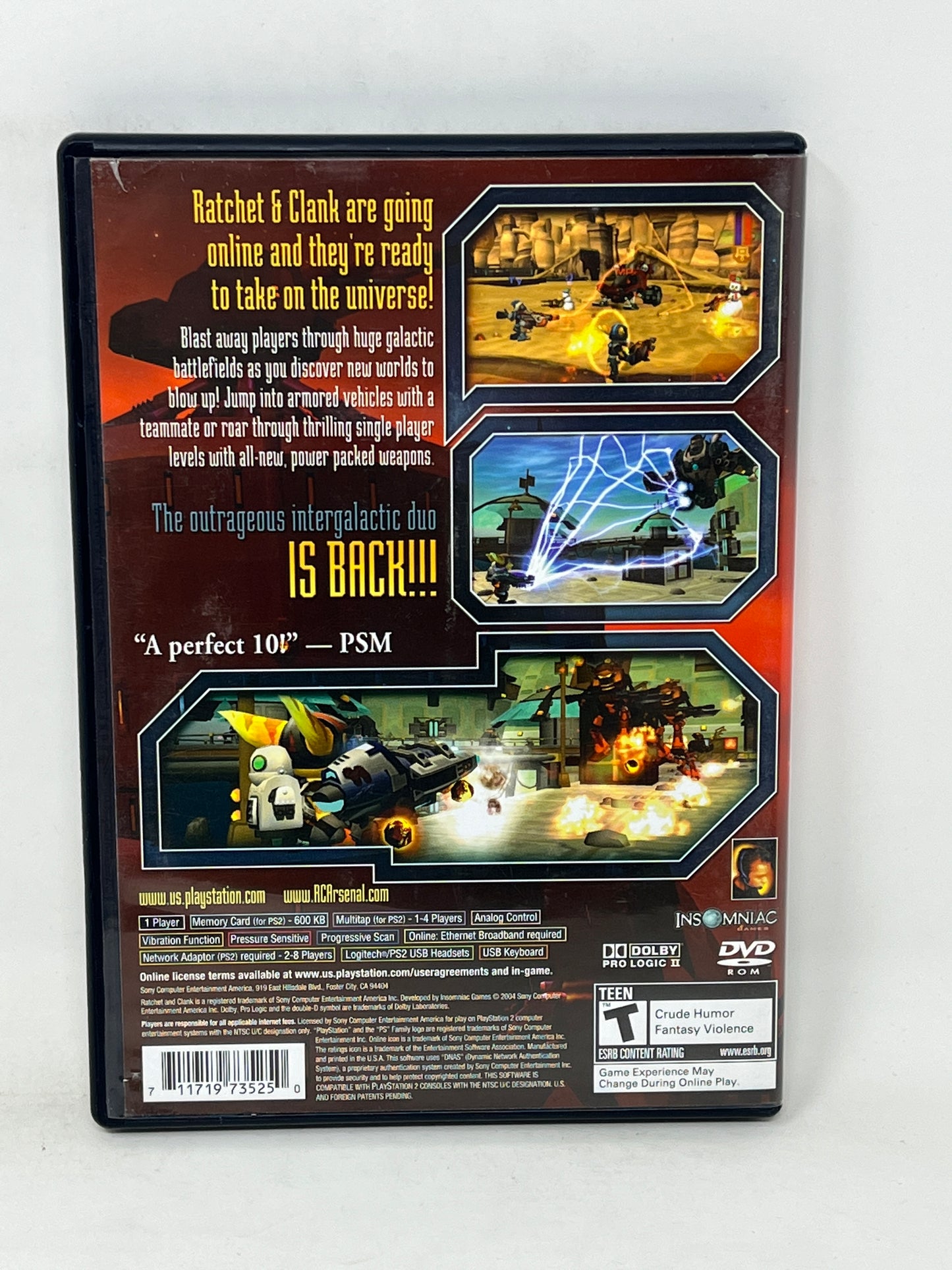 Sony PlayStation 2 - Ratchet & Clank Up Your Arsenal - Complete