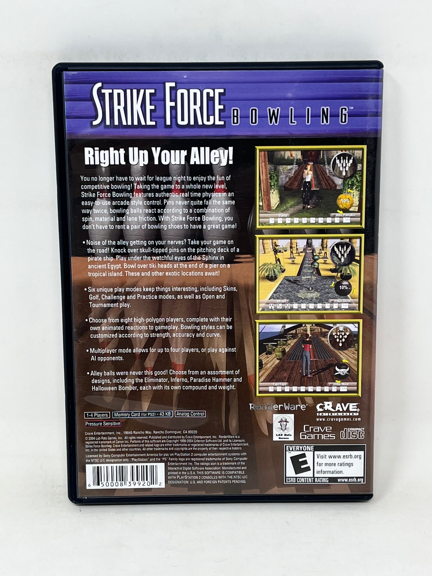 Sony PlayStation 2 - Strike Force Bowling - Complete