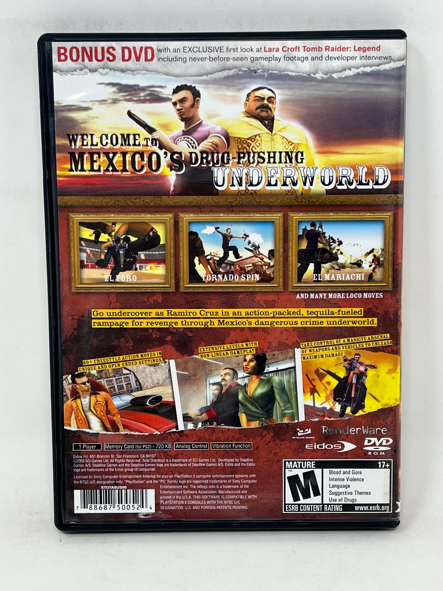 Sony PlayStation 2 - Total Overdose: A Gunslinger's Tale in Mexico - Complete