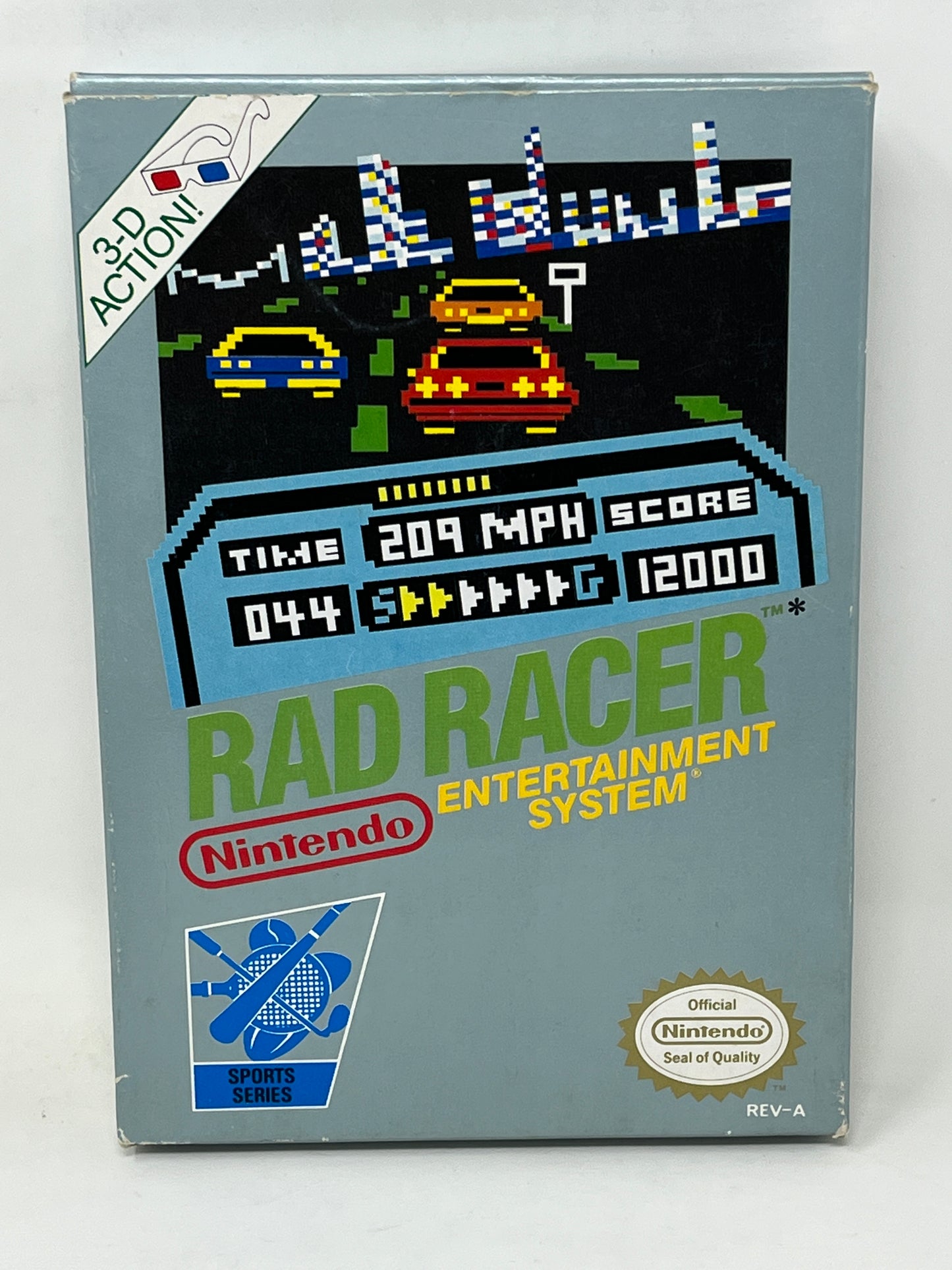 NES Nintendo - Rad Racer - Complete