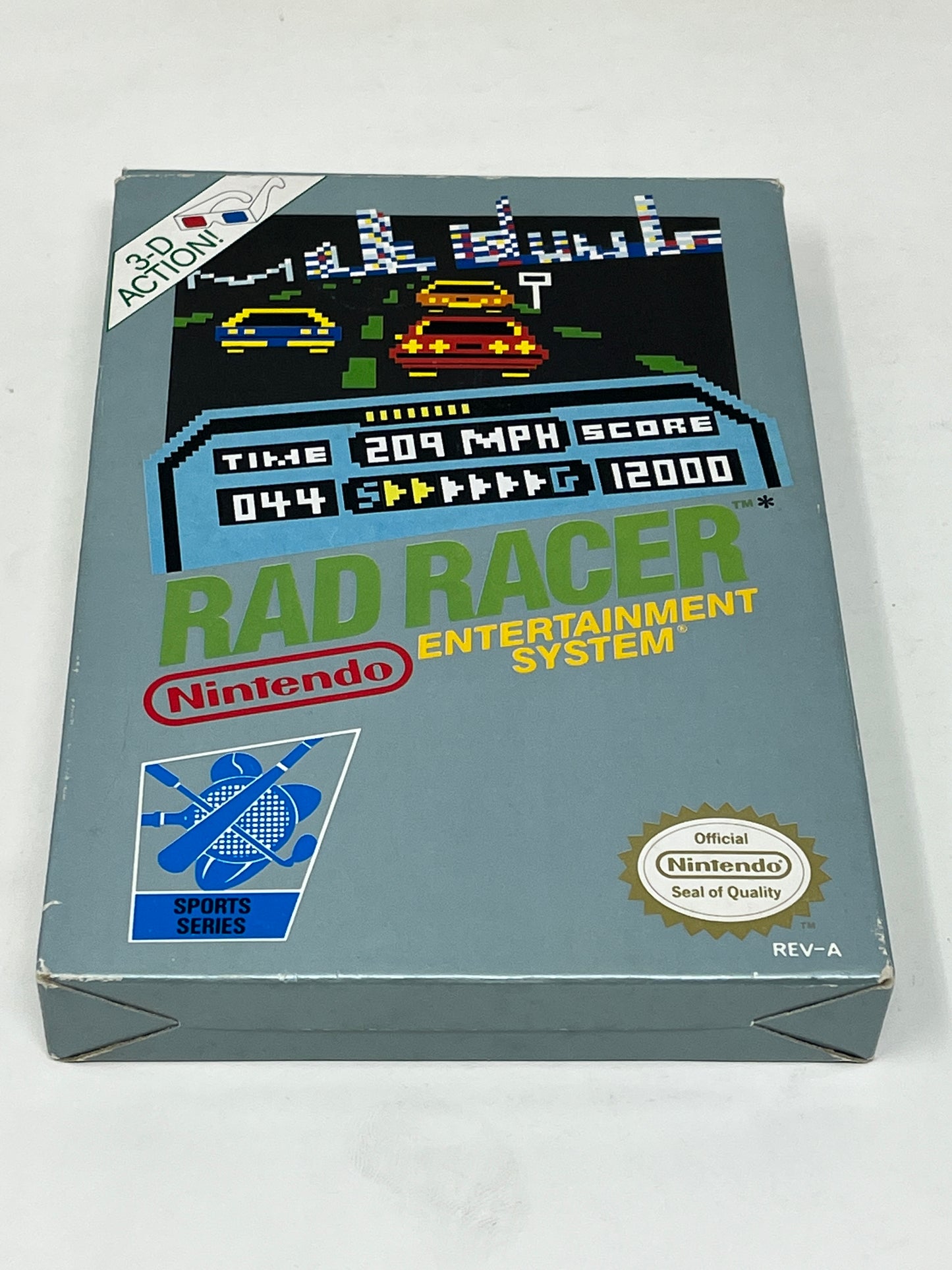 NES Nintendo - Rad Racer - Complete