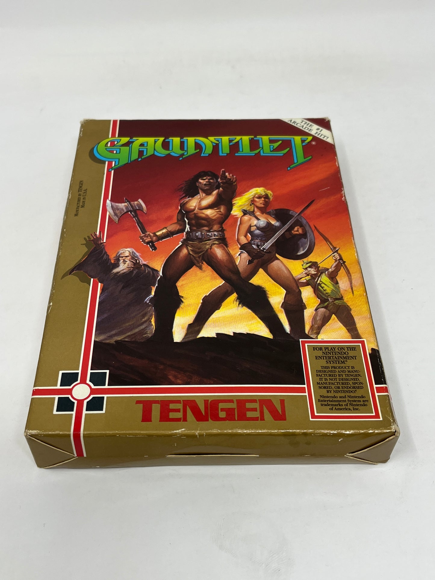 NES Nintendo - Gauntlet (Tengen) Complete in Box