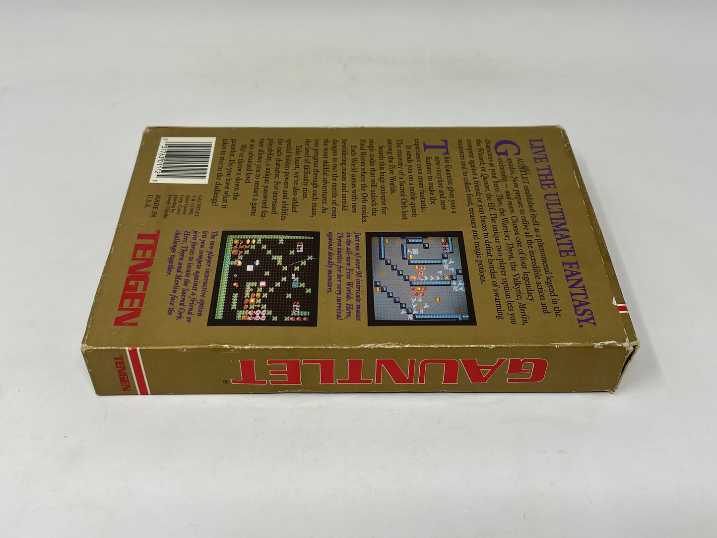 NES Nintendo - Gauntlet (Tengen) Complete in Box