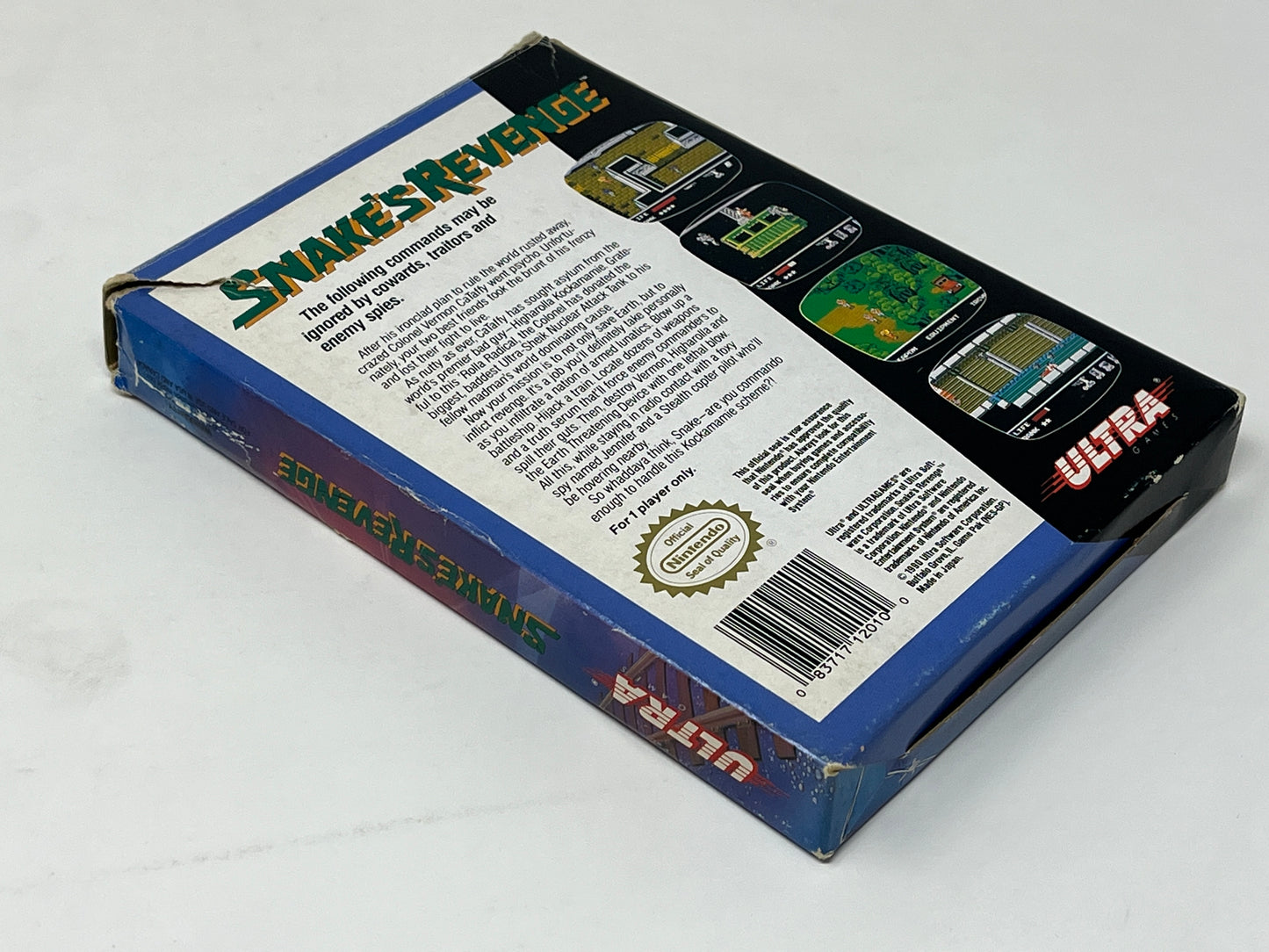 NES Nintendo - Snake's Revenge - Complete