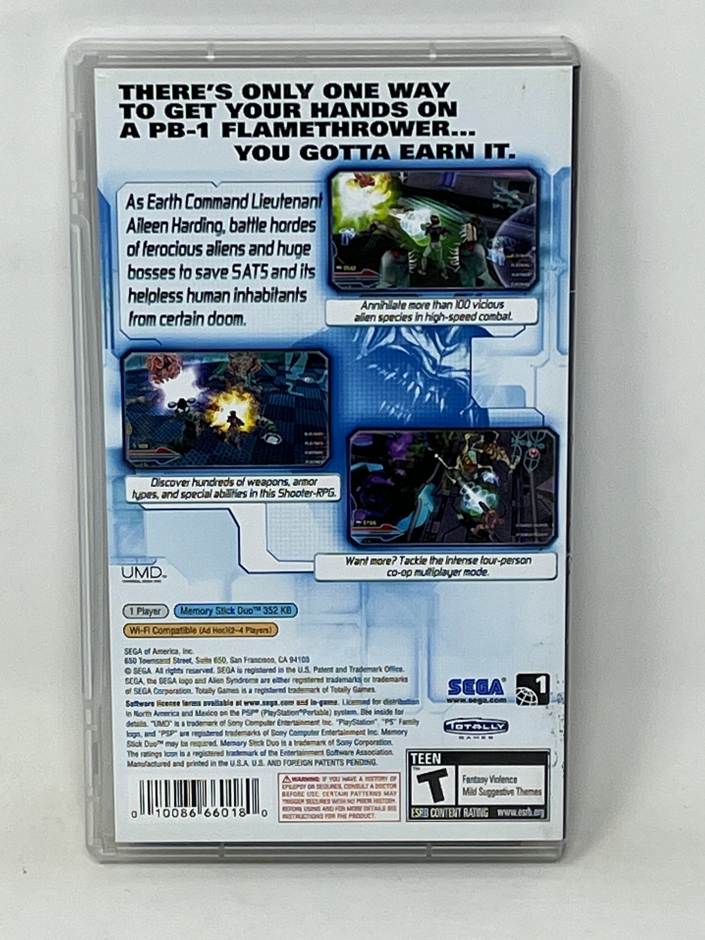 Sony PSP - Alien Syndrome - Complete