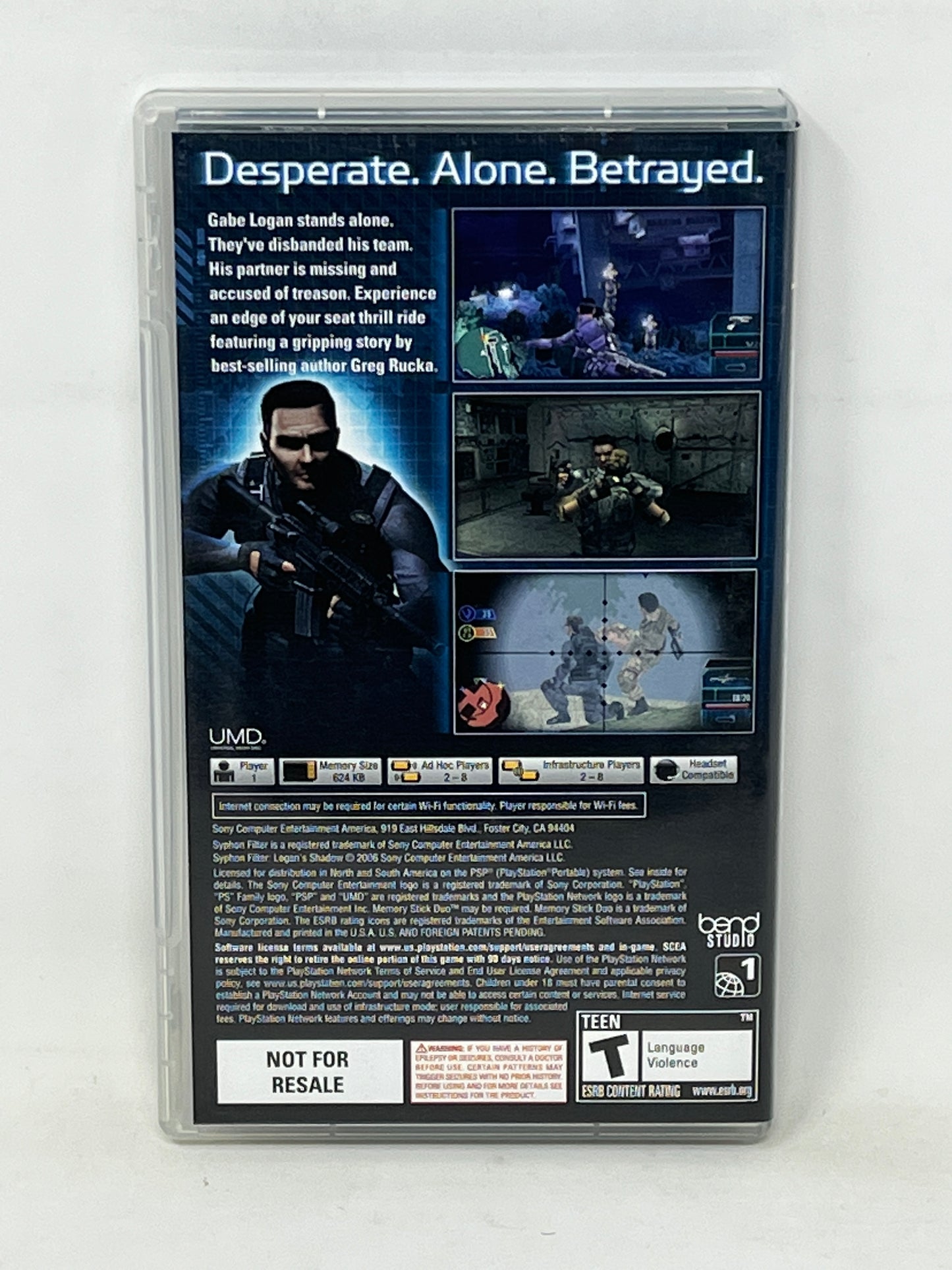 Sony PSP - Syphon Filter: Logan's Shadow - Complete