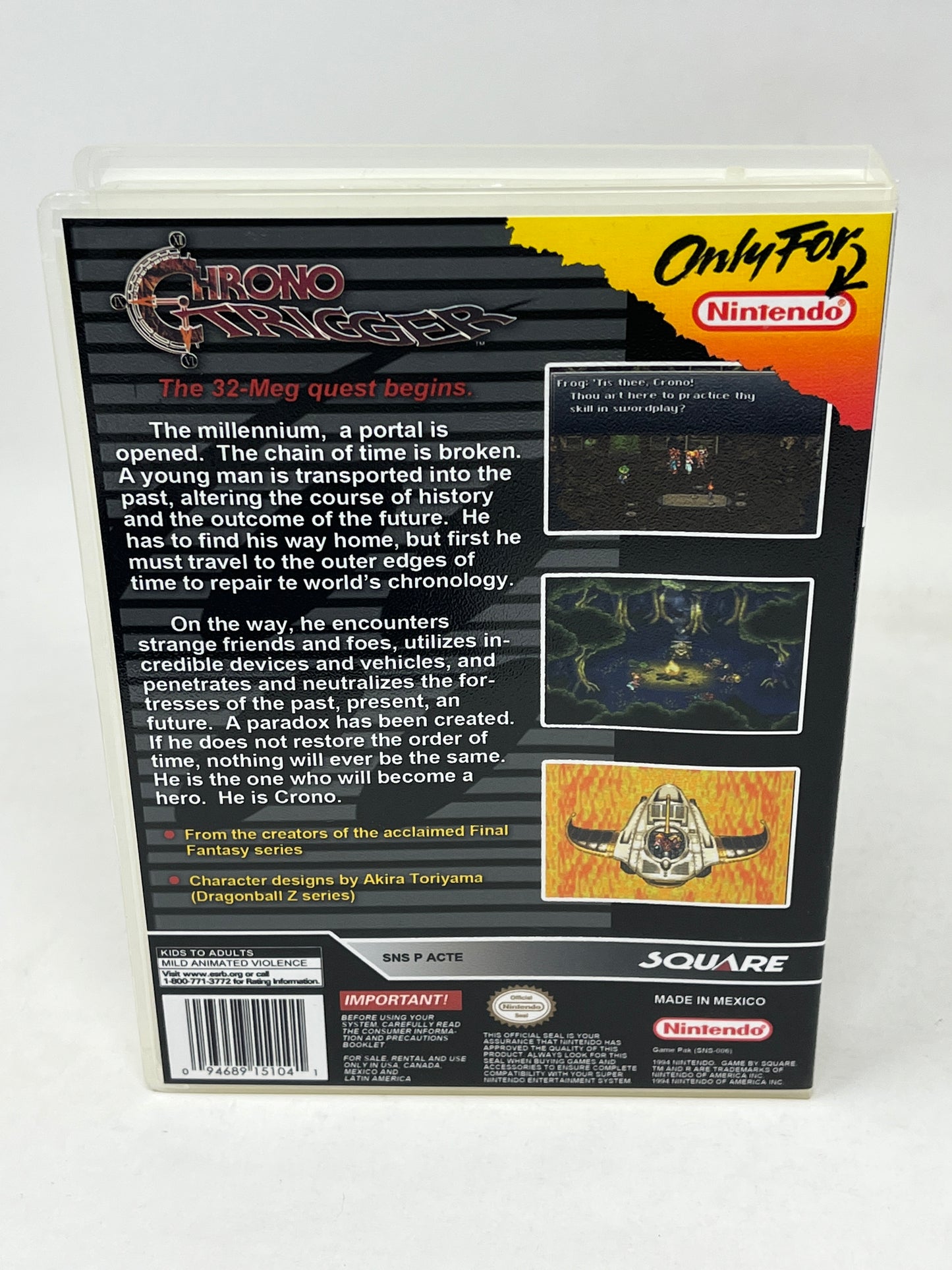 SNES Super Nintendo - Chrono Trigger