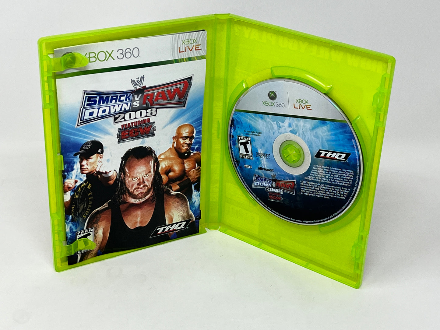 XBox 360 - WWE Smackdown vs Raw 2008 - Complete