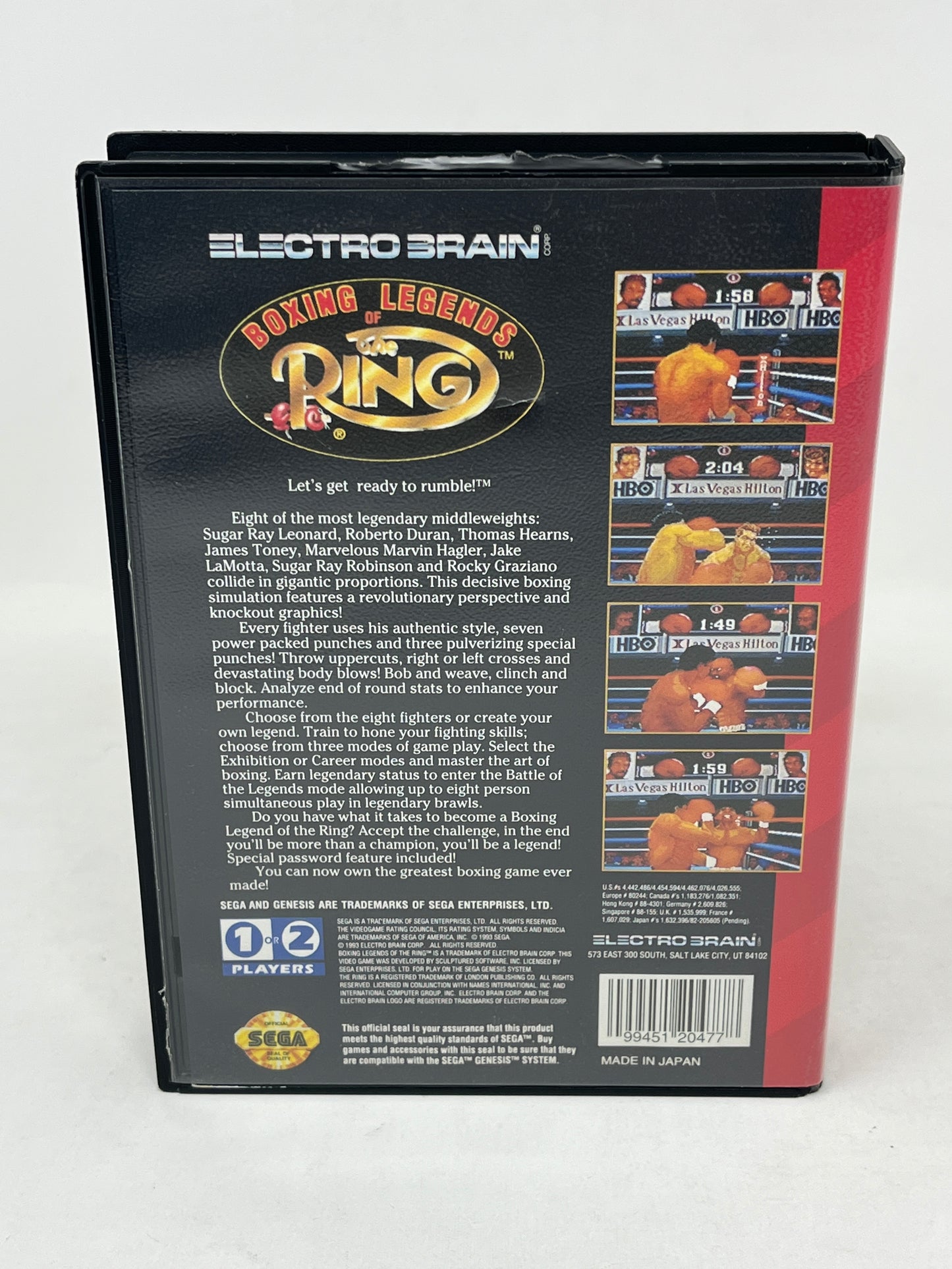 Sega Genesis - Boxing Legends of the Ring