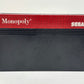 Sega Master System - Monopoly - Complete