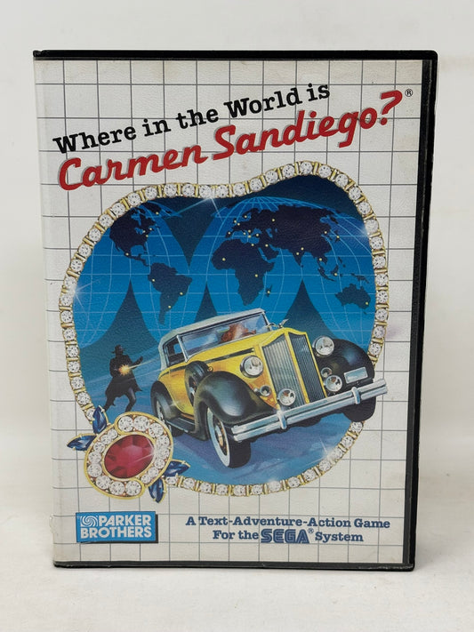 Sega Master System - Where in the World is Carmen Sandiego? - Complete