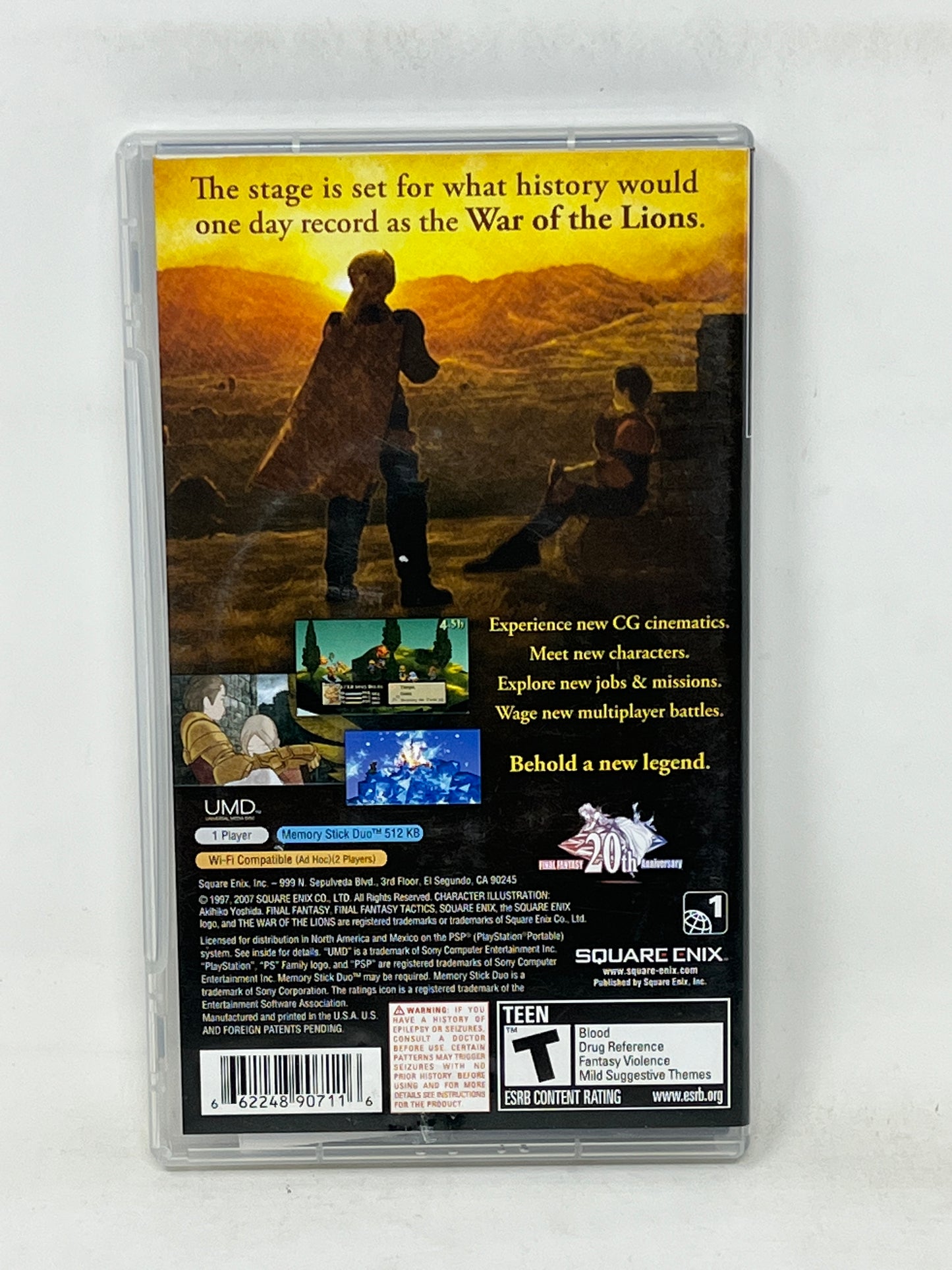 Sony PSP - Final Fantasy Tactics: War of the Lions - Complete