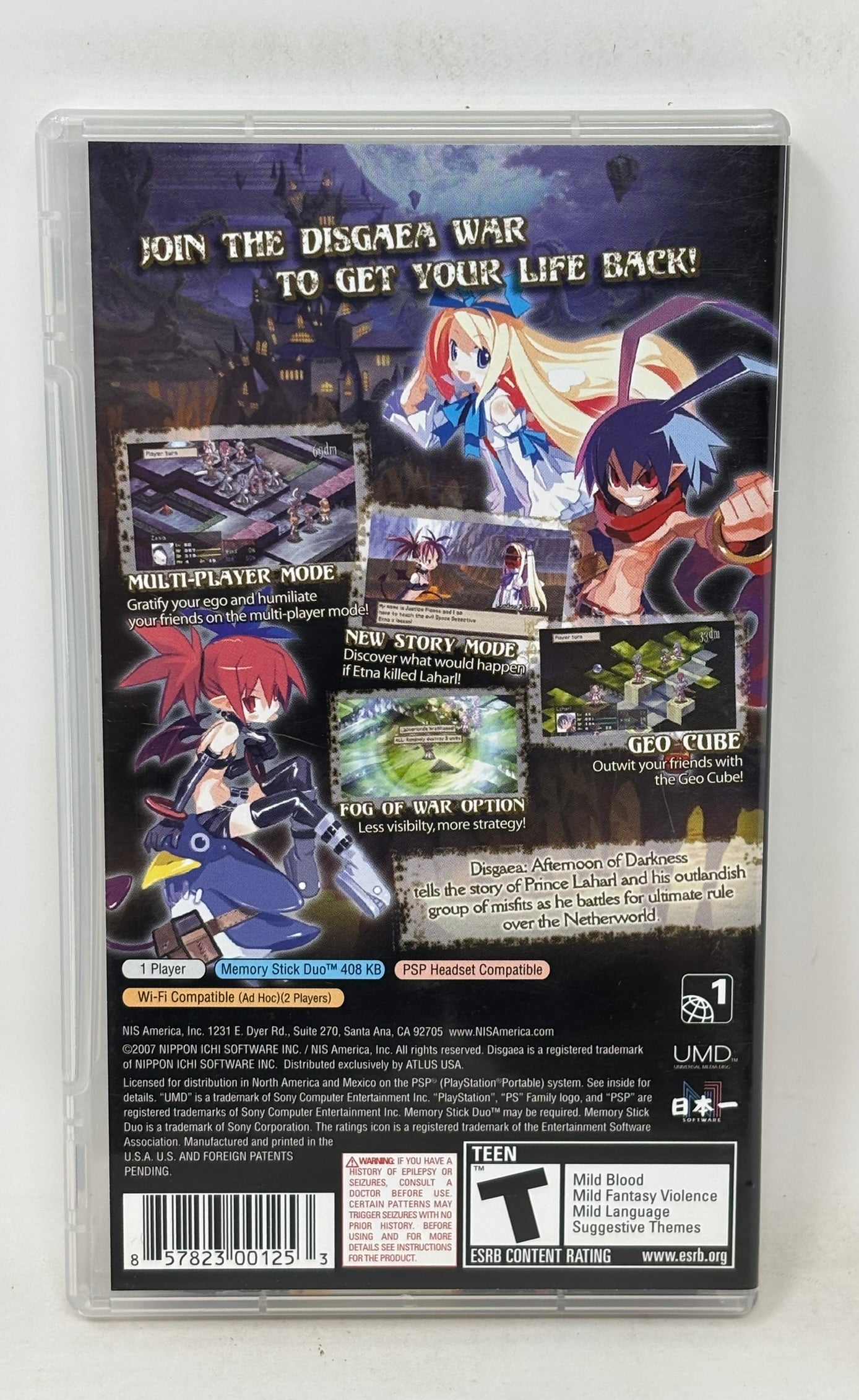 Sony PSP - Disgaea Afternoon of Darkness - Complete