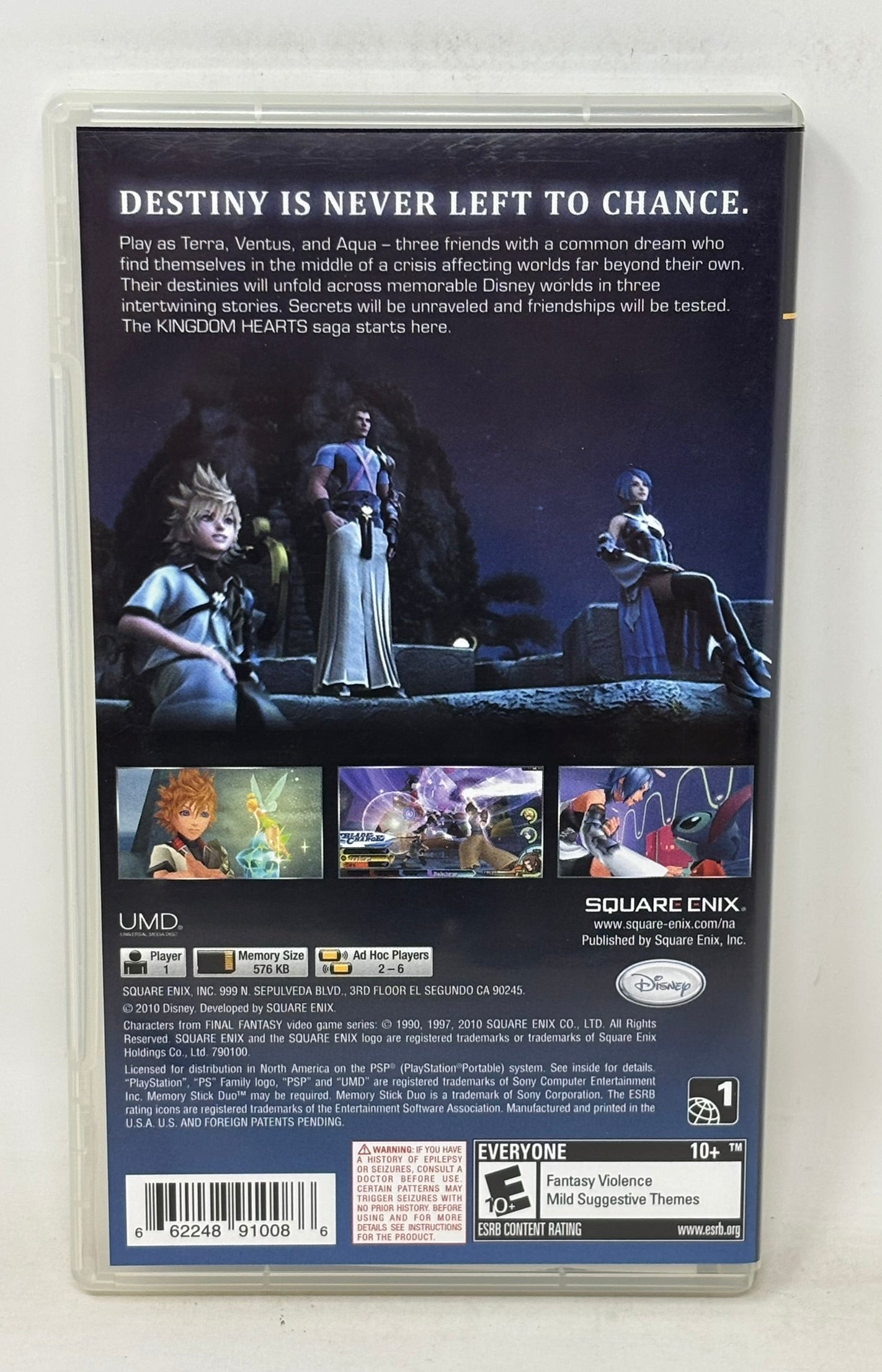 Sony PSP - Kingdom Hearts: Birth by Sleep - Complete