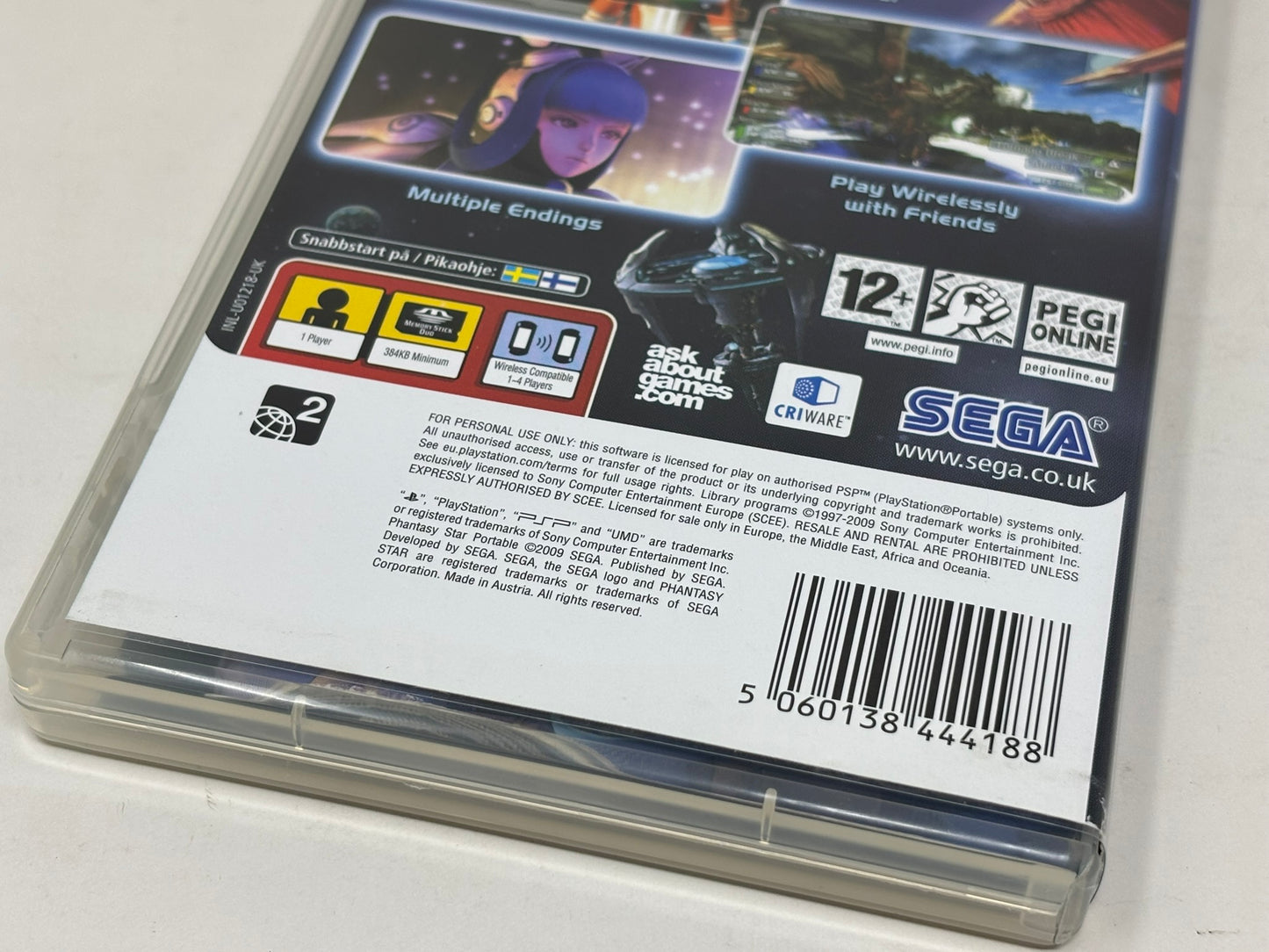 Sony PSP - Phantasy Star Portable (PAL Import) - Complete